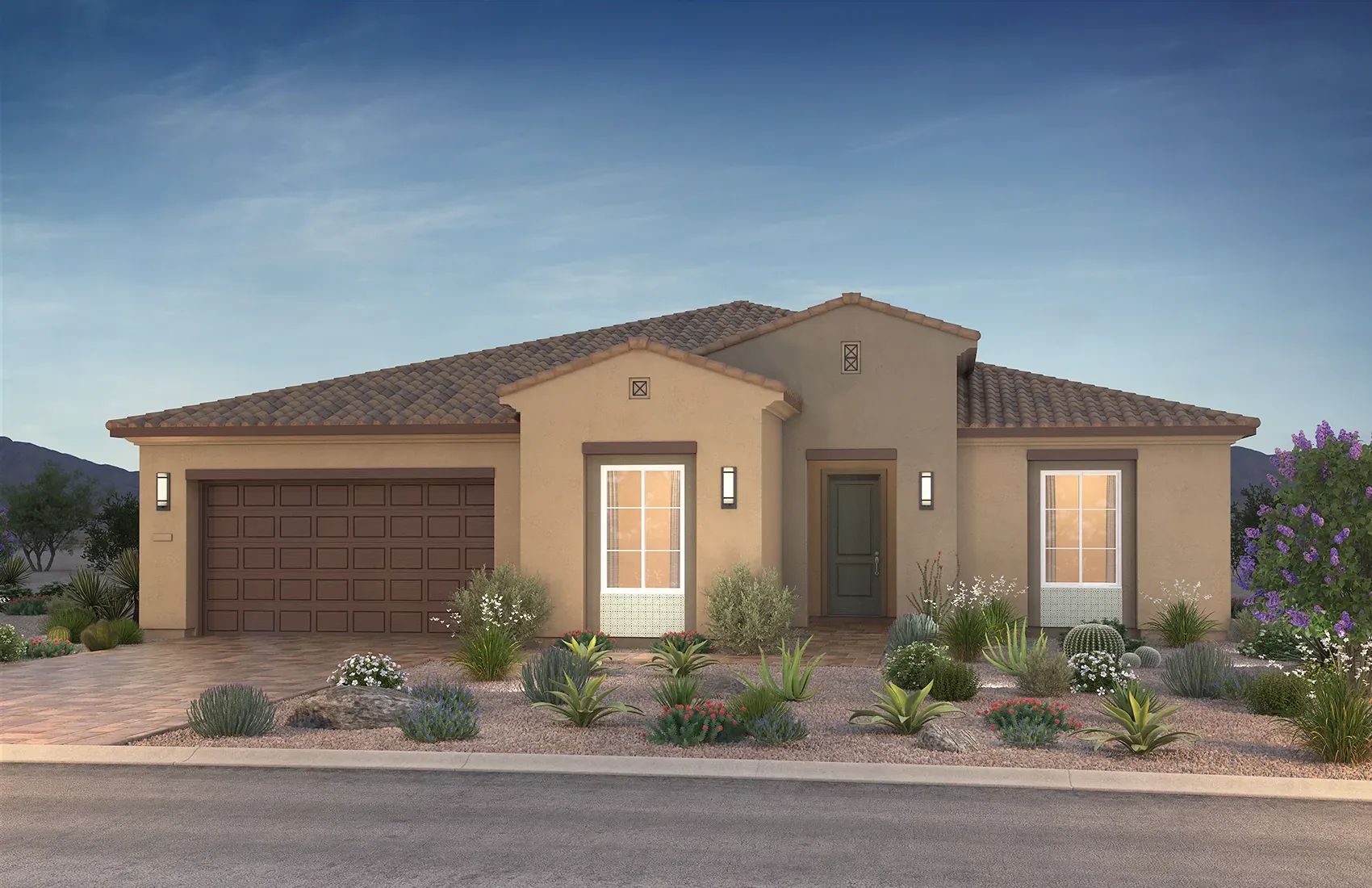 Ridgecrest Costa Exterior Elevation:Exterior A; Color Scheme 3