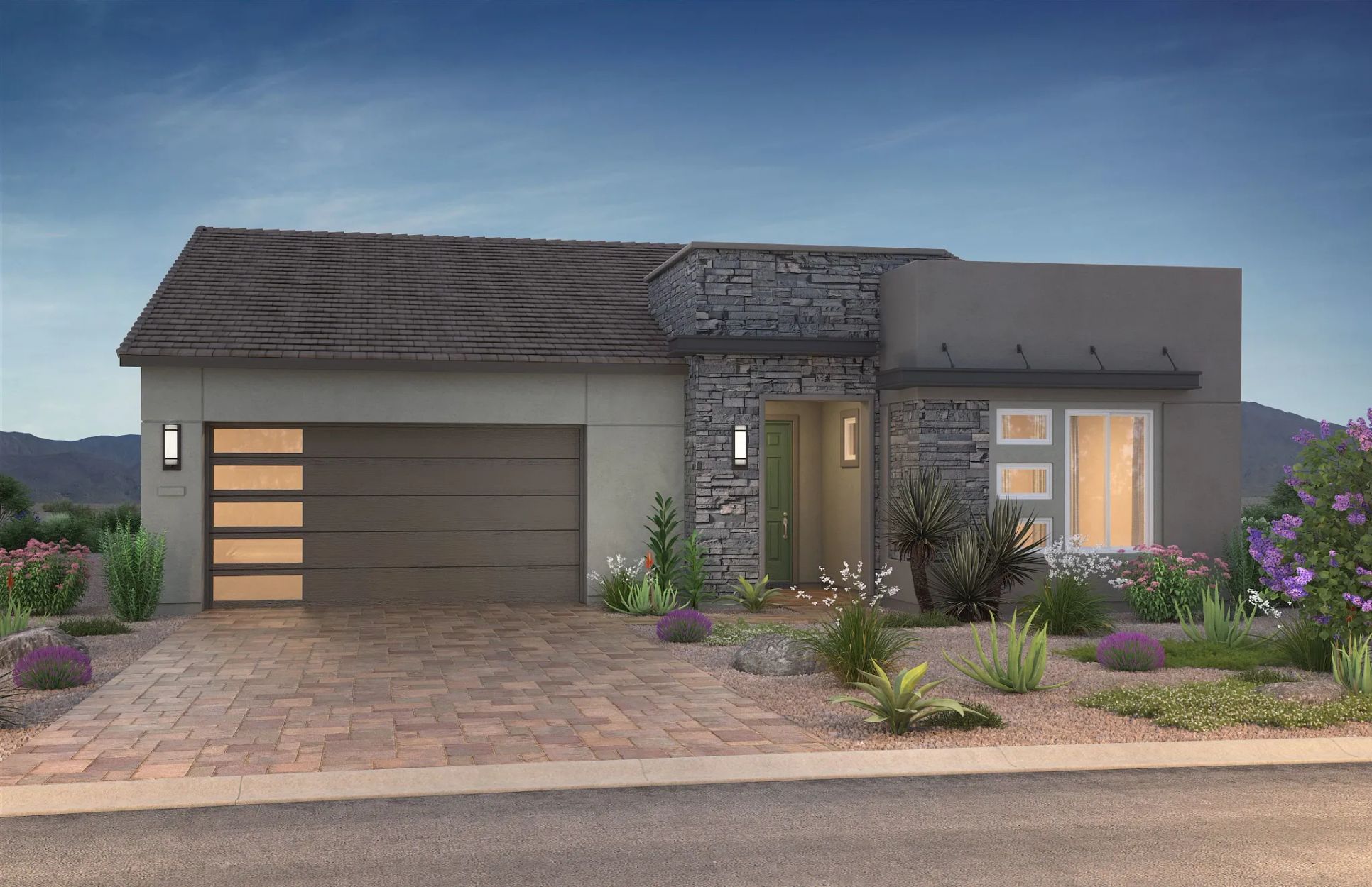 Ridgecrest Discover Exterior Elevation:Exterior C; Color Scheme 9