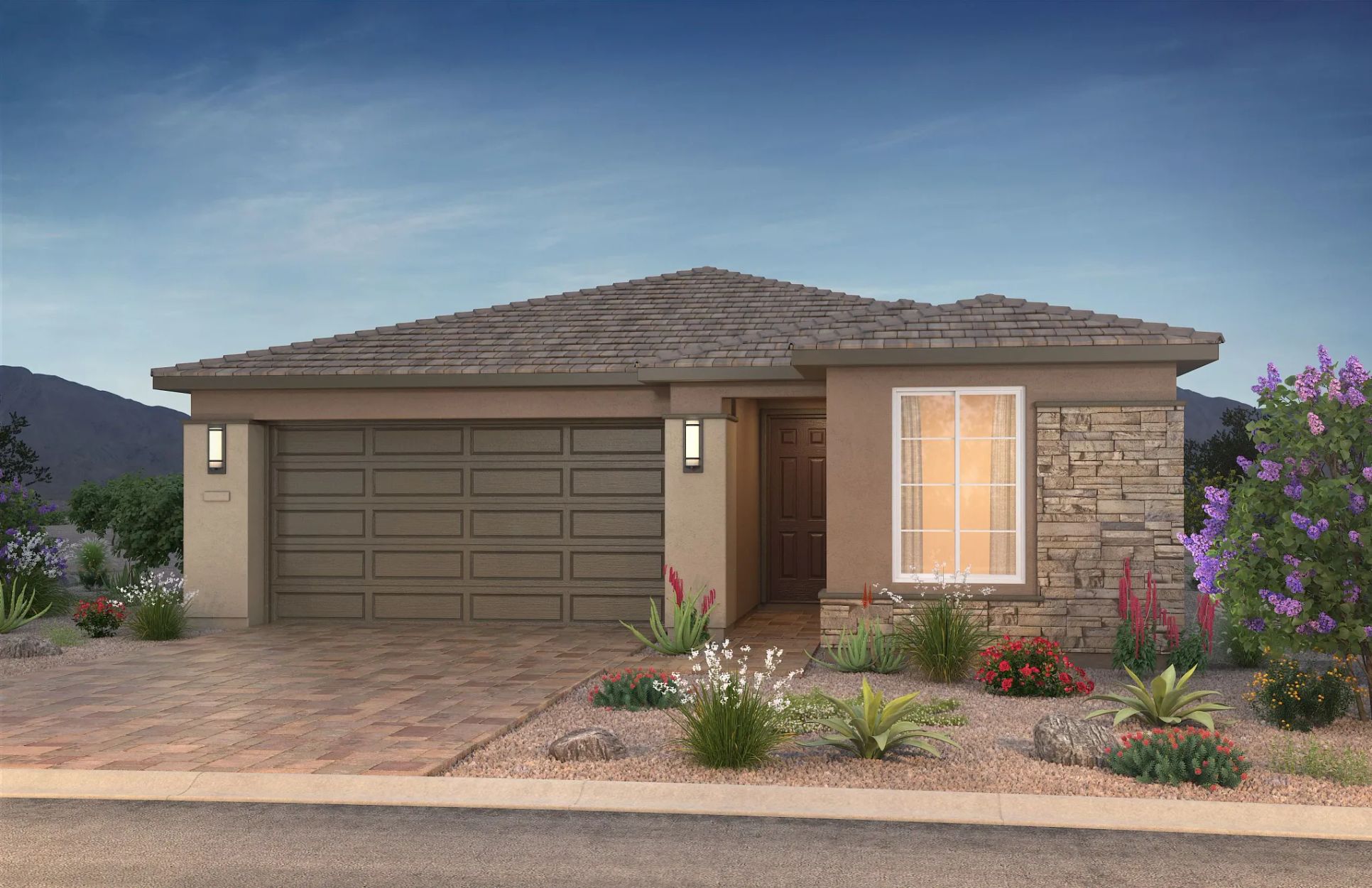 Ridgecrest Flourish Exterior Elevation:Exterior B; Color Scheme 6