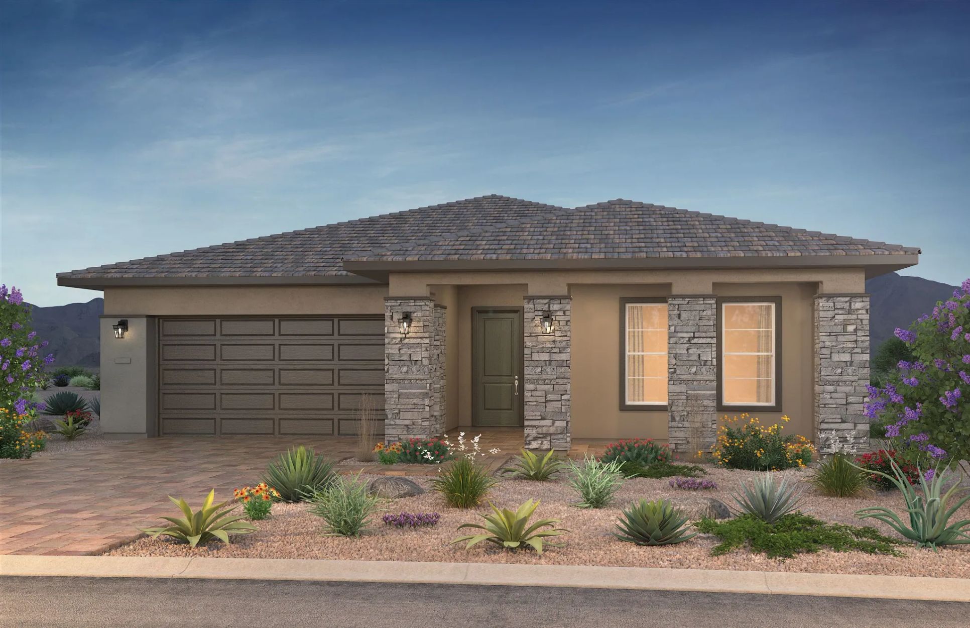 Ridgecrest Venture II Exterior Elevation:Exterior B; Color Scheme 8