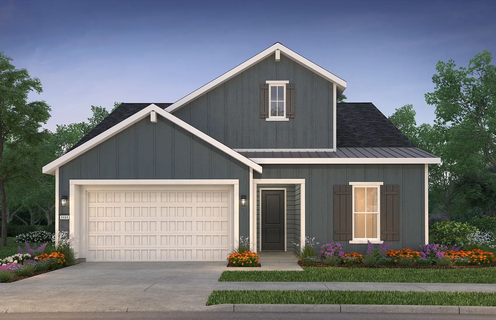 ThreeOaks Ascend Elevation Exterior:Exterior C: Color Scheme 10