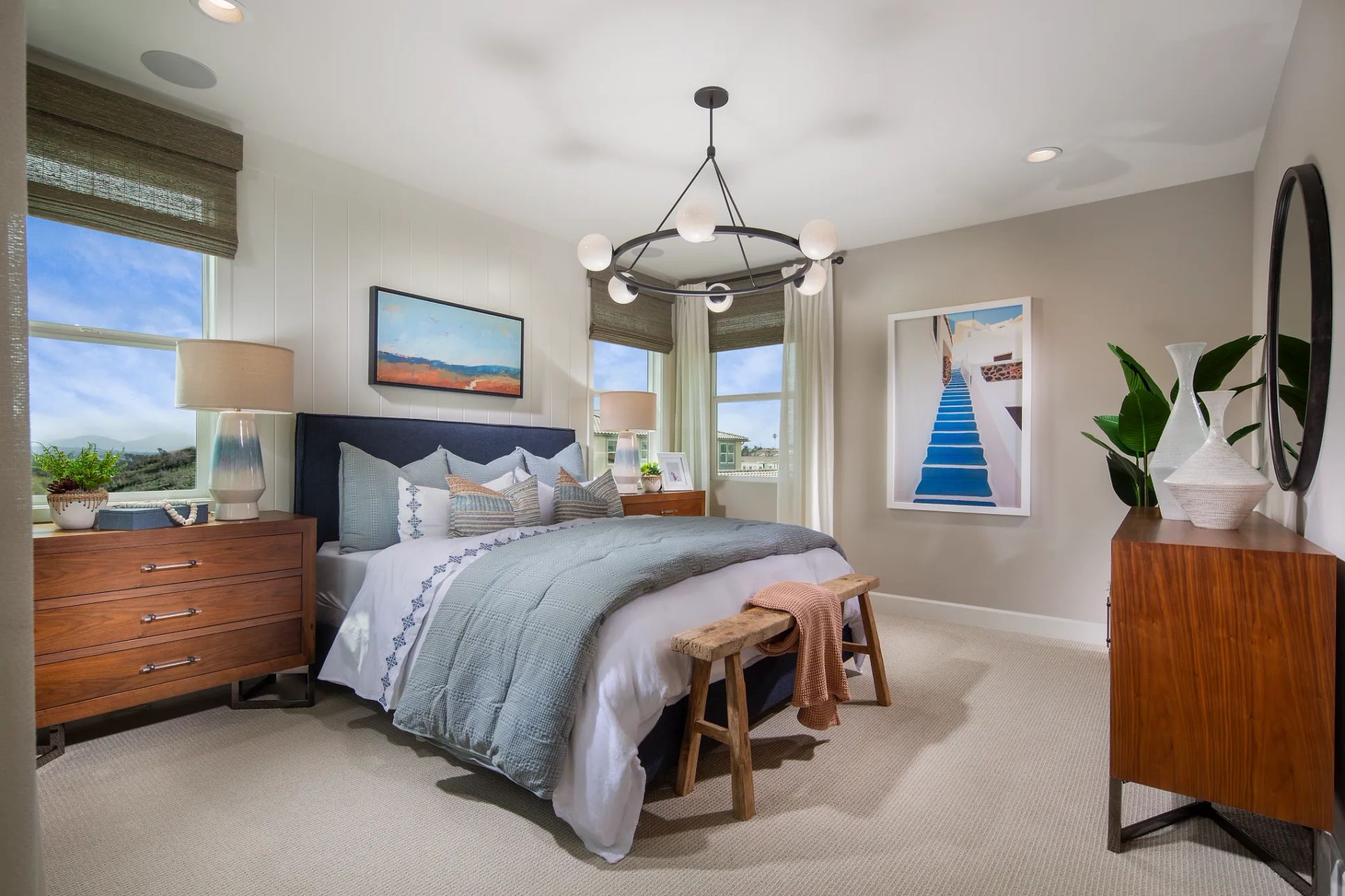 Plan 3 Primary Bedroom:Plan 3 Model Primary Bedroom