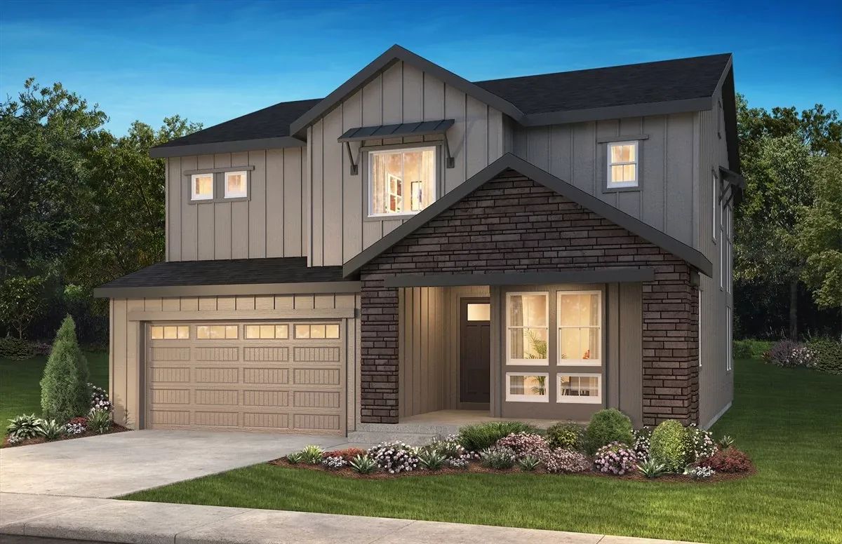 Canyons Gallery Corbett Exterior B:Exterior B - Color Scheme #1