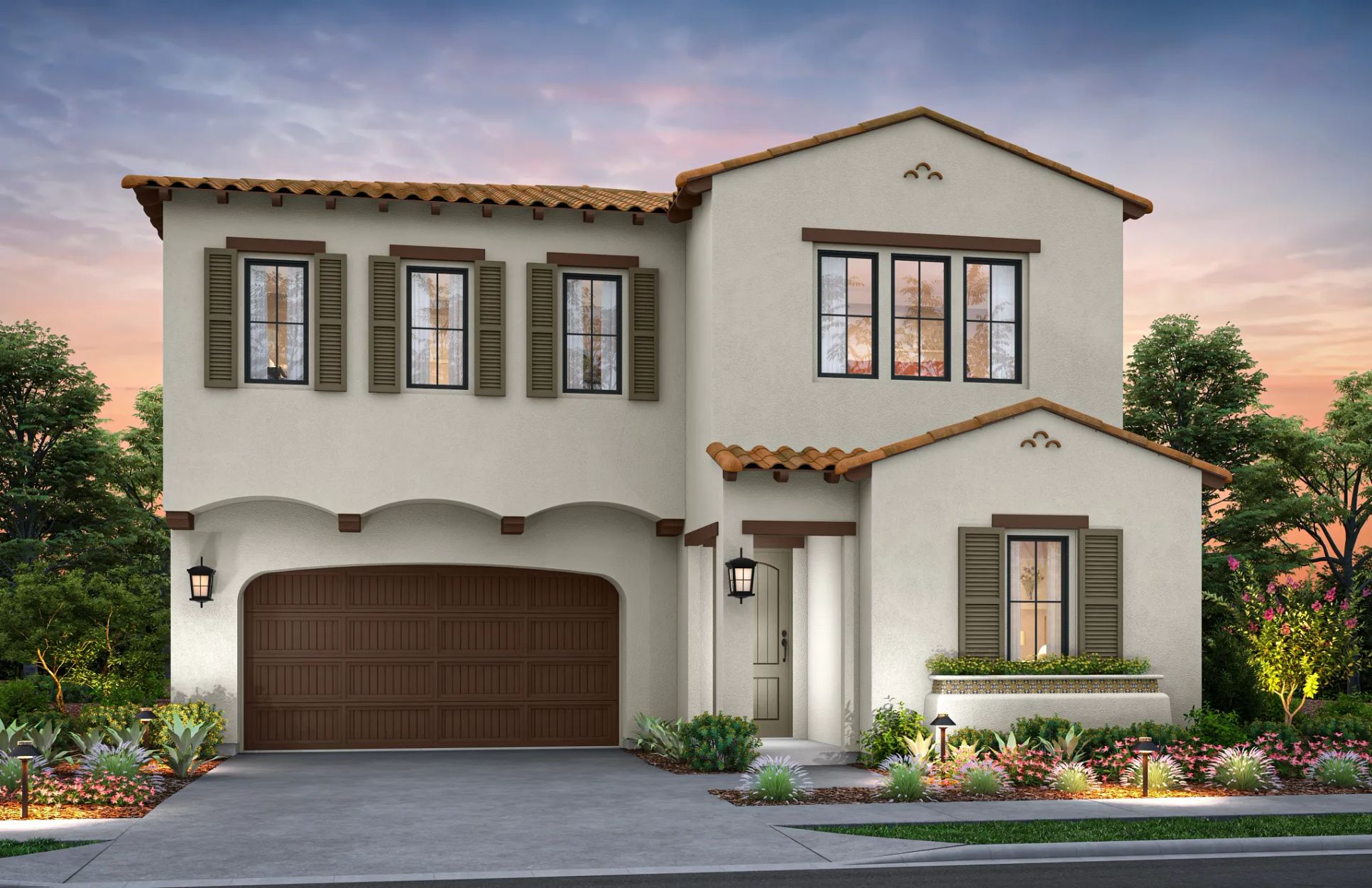 artist rendering of single family home:Exterior A