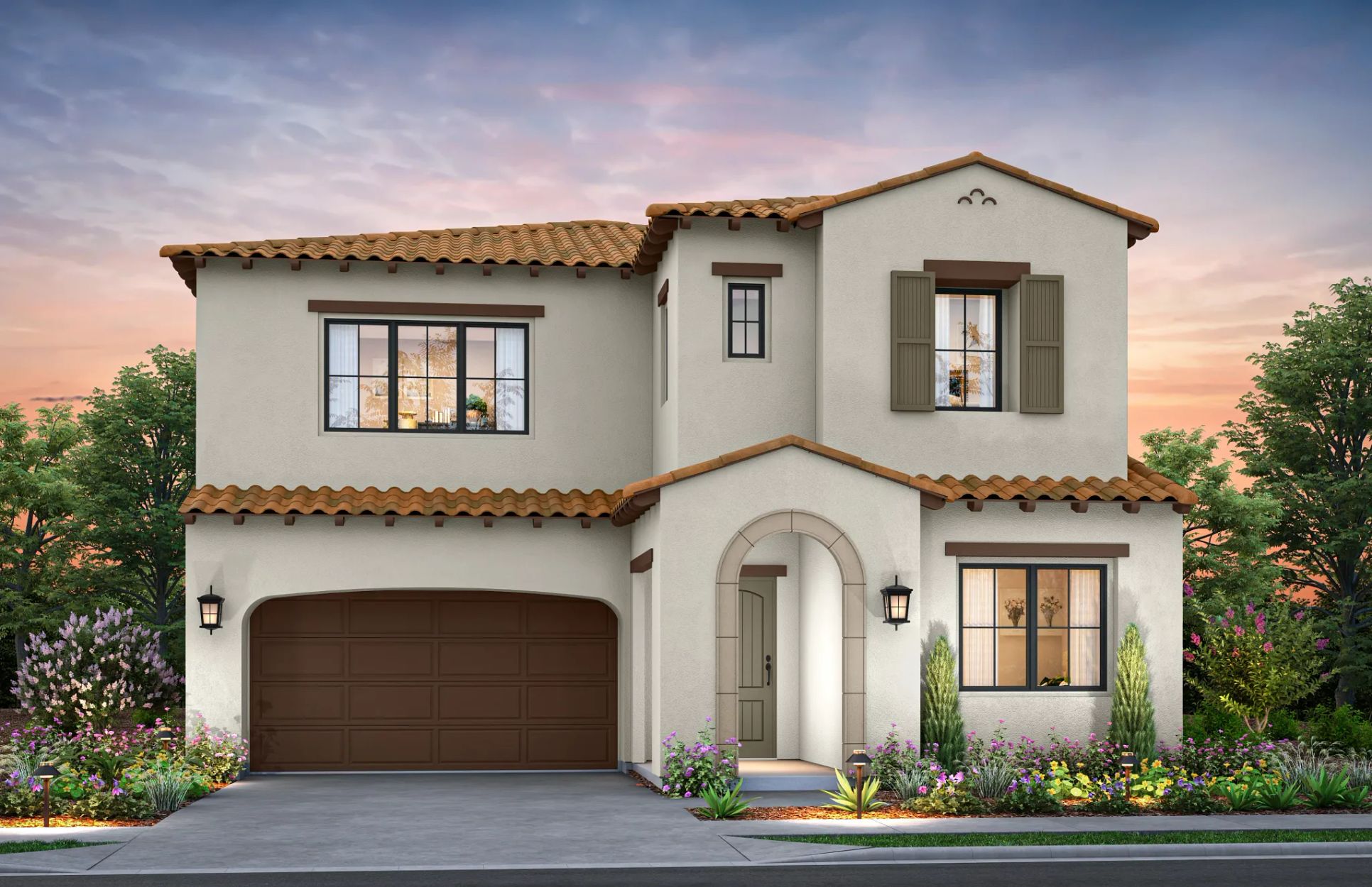 artist rendering of single family home:Exterior A