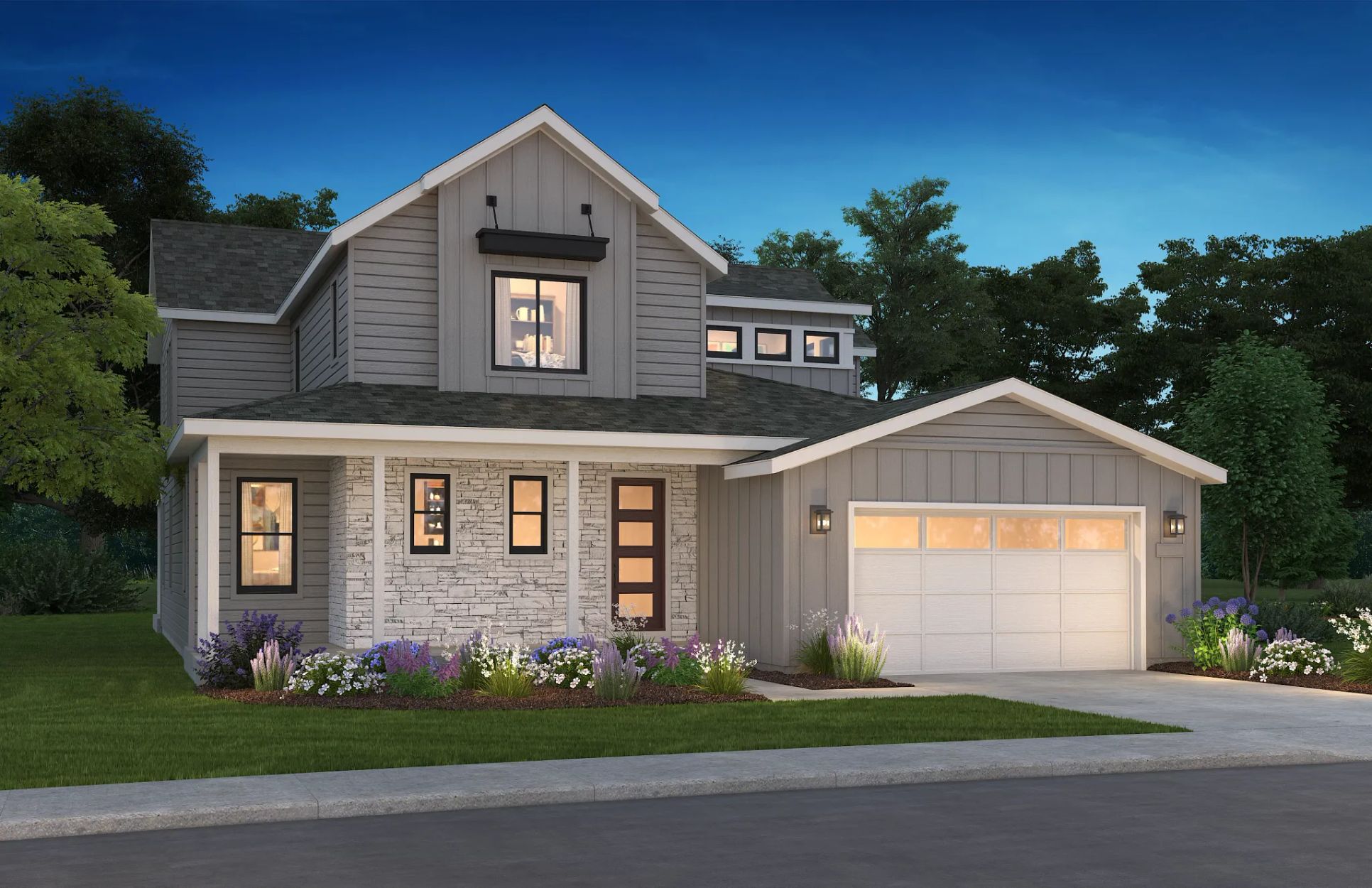 Lyric Autograph Plan 5062 Everly Exterior A:Everly Plan - Exterior A