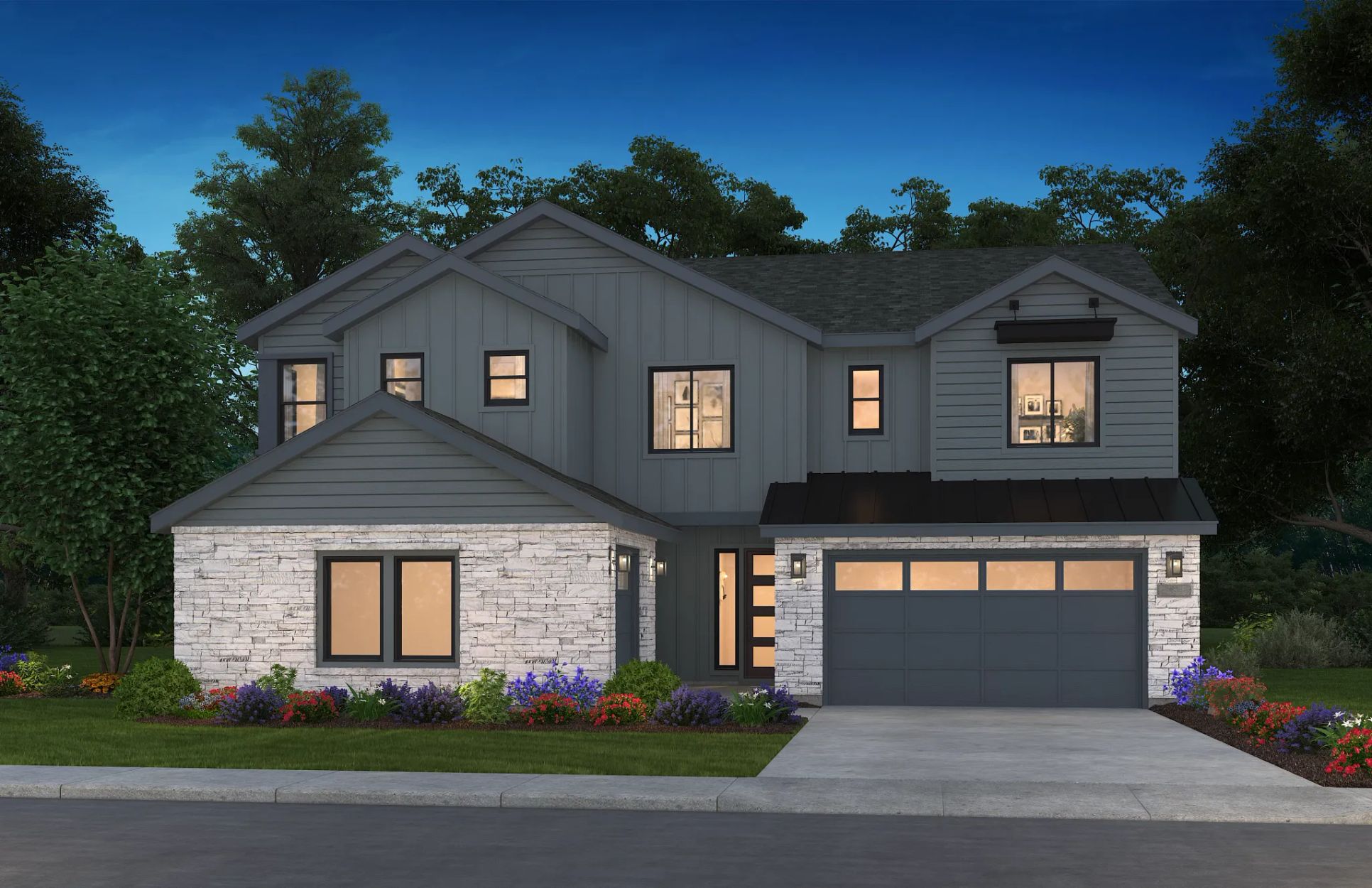 Lyric Autograph Plan 5066 Walton Exterior A:Walton Plan - Exterior A