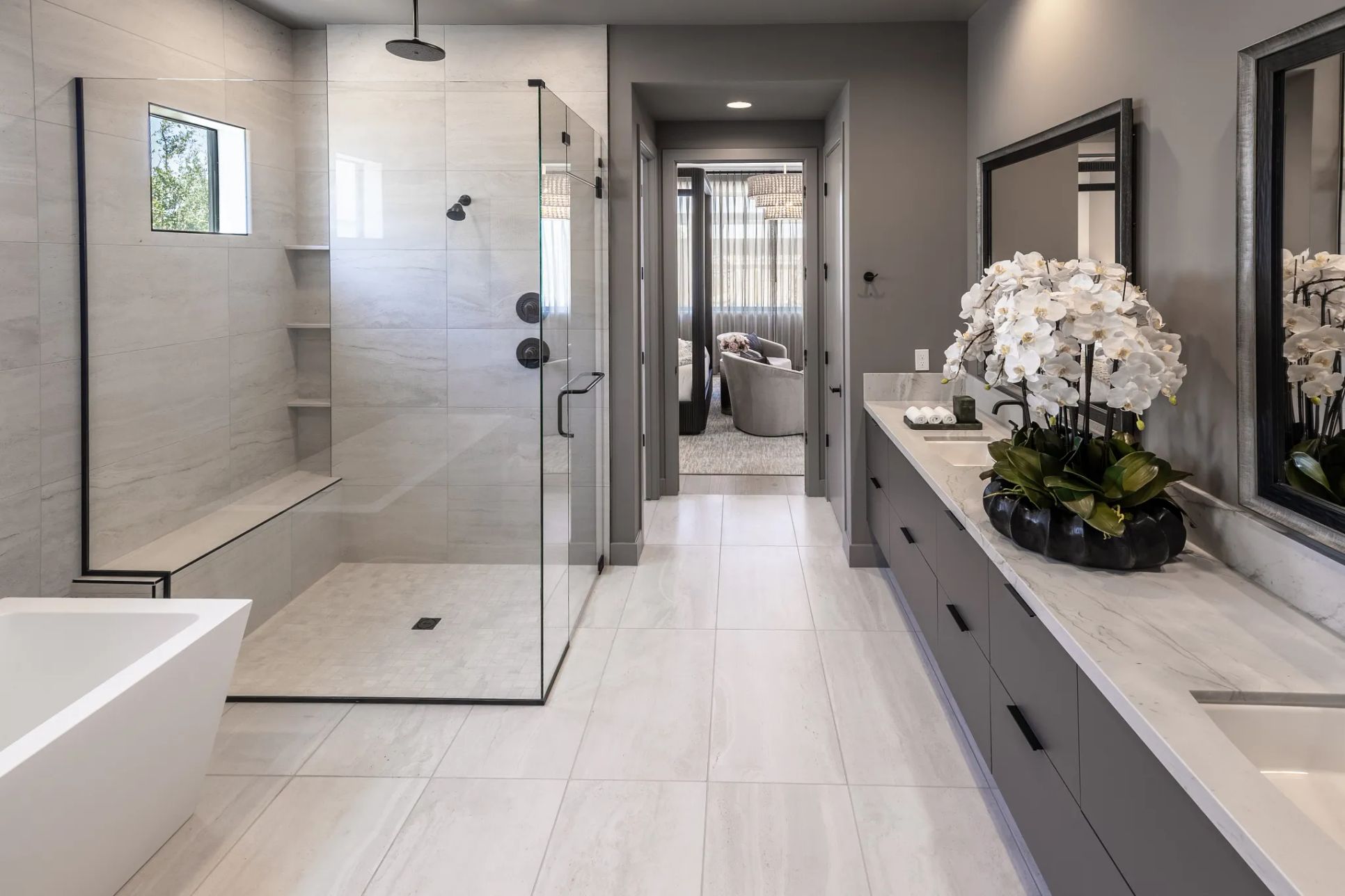 Plan 6004 Model Primary Bath:6004 Primary Bath