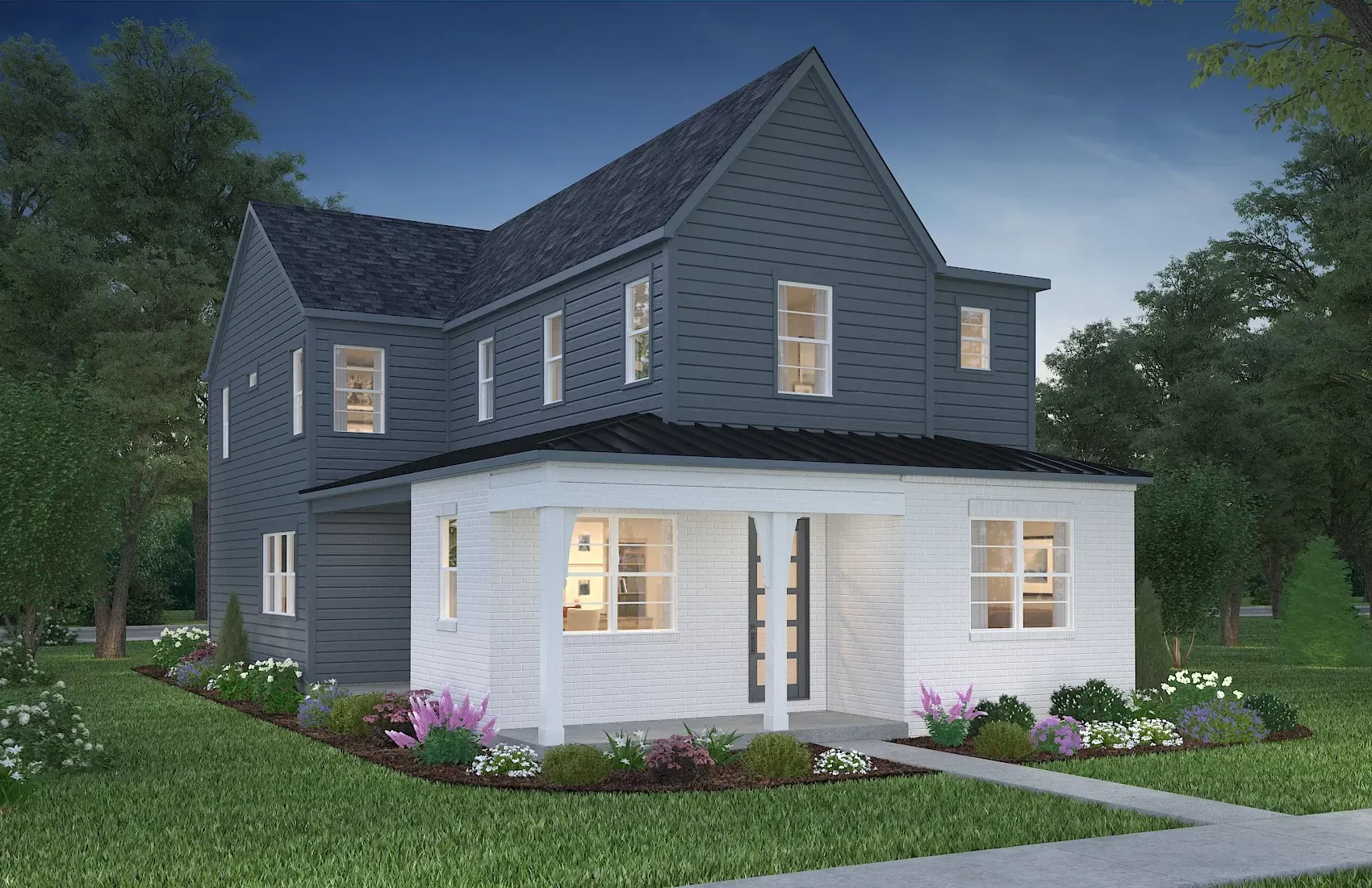 Cameron Floorplan, Elevation C3