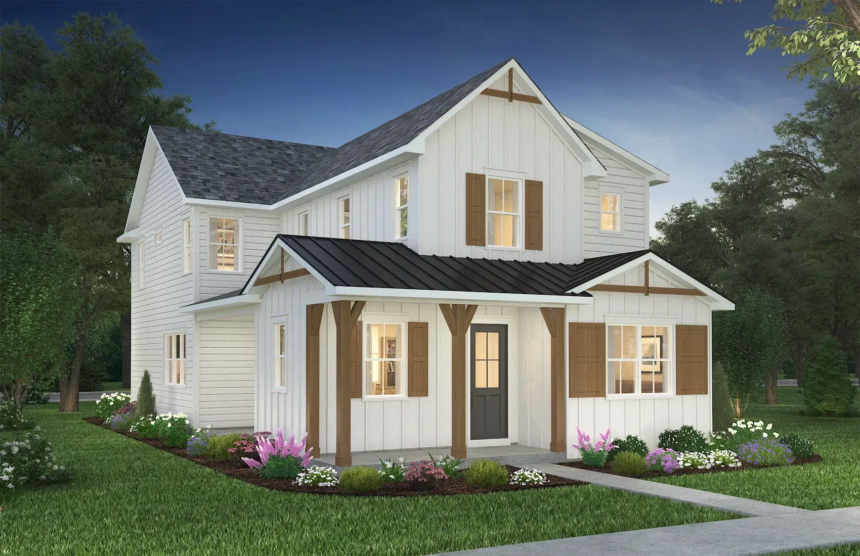 Cameron Floorplan, Elevation B1