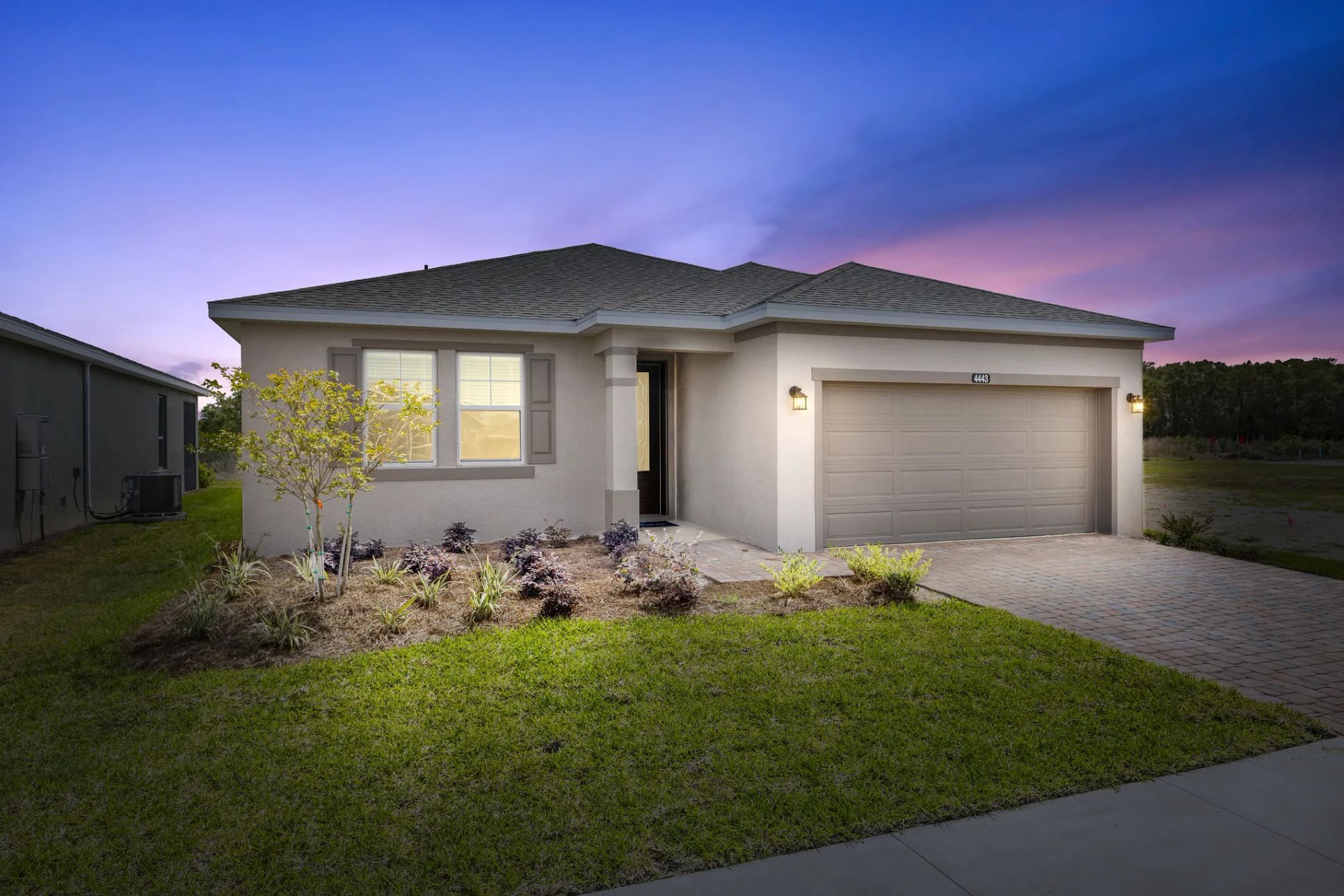 Ocala Preserve Quick Move-In Affirm Front Exterior:Affirm Dusk Front Exterior