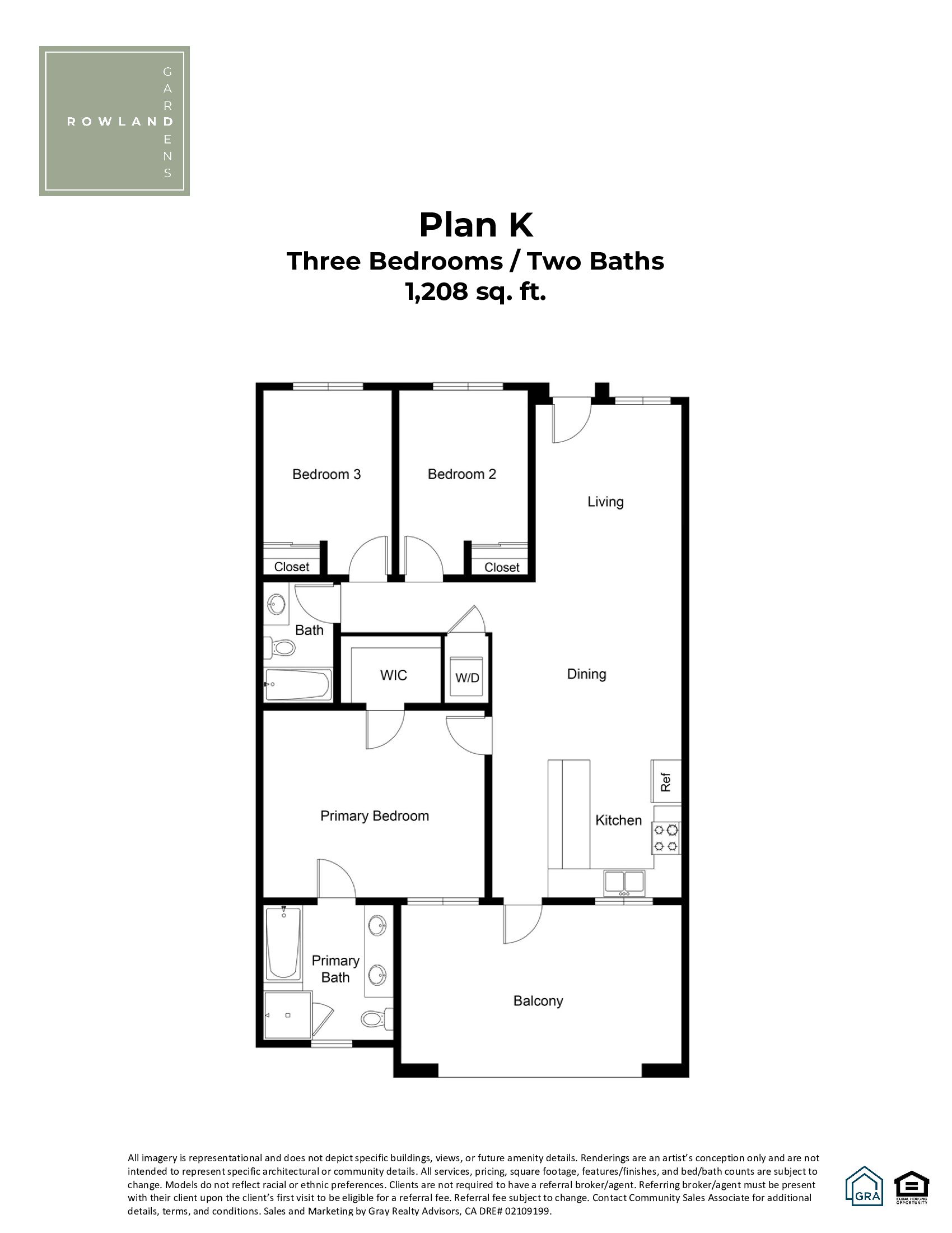 Plan K :Floor Plan