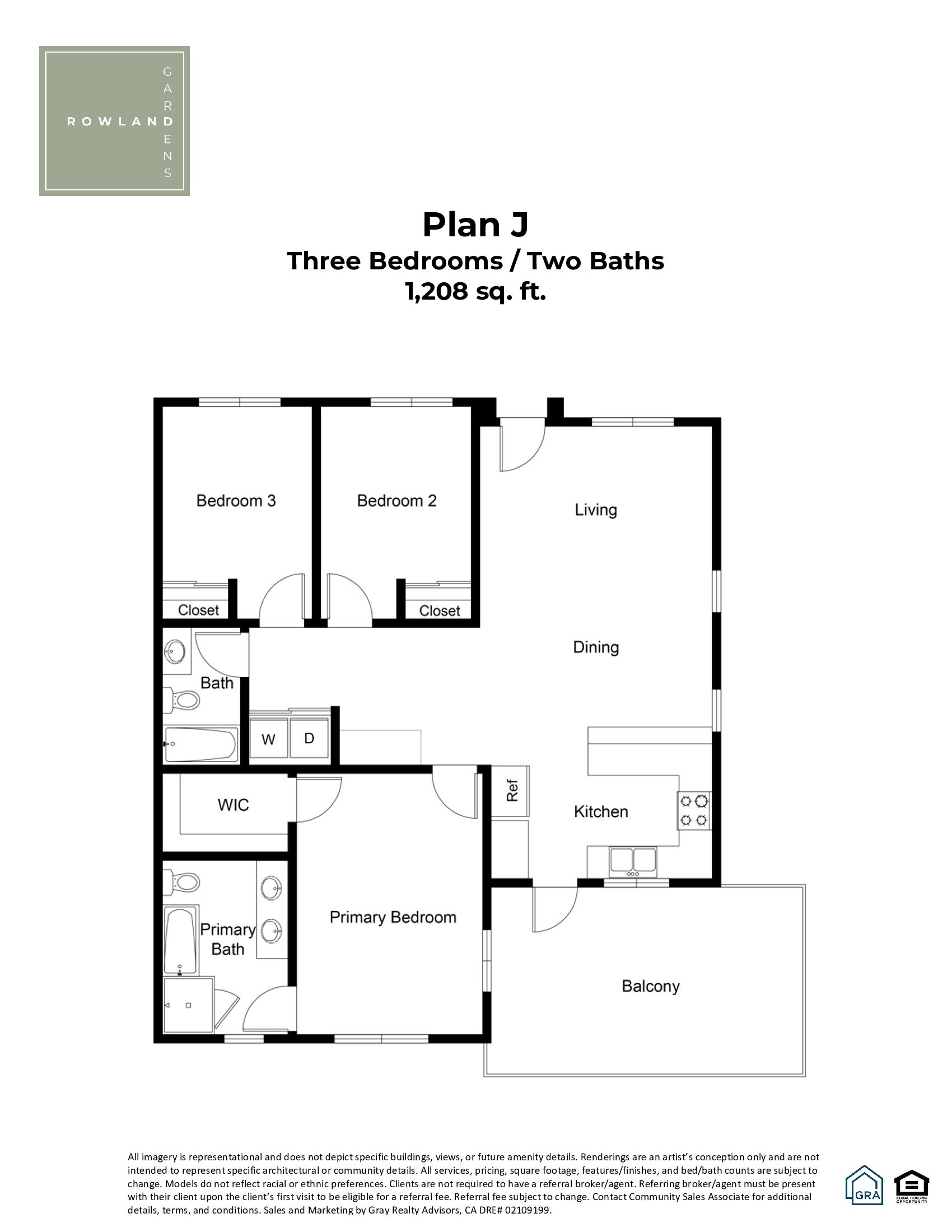 Plan J :Floor Plan