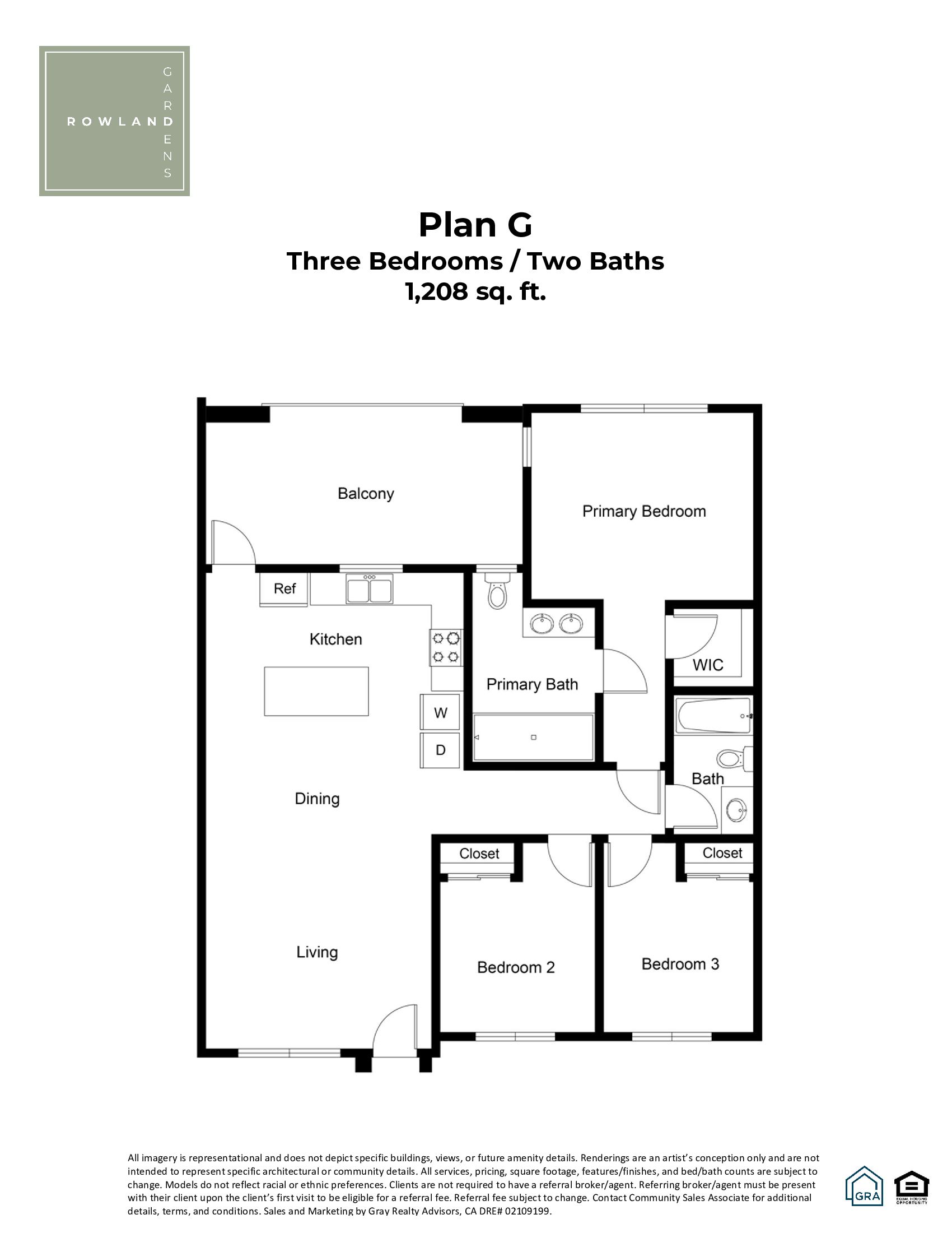 Plan G :Floor Plan