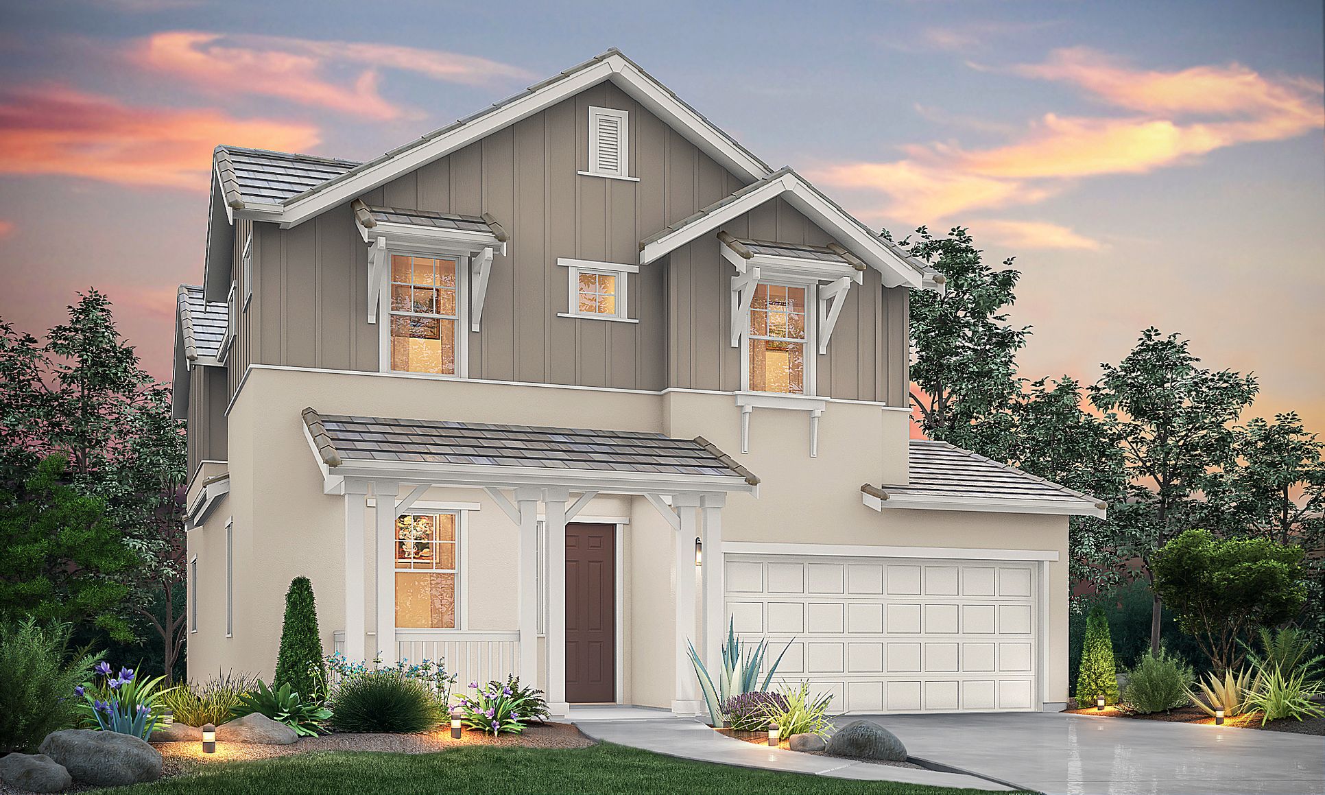 Plan 1 - Elevation B