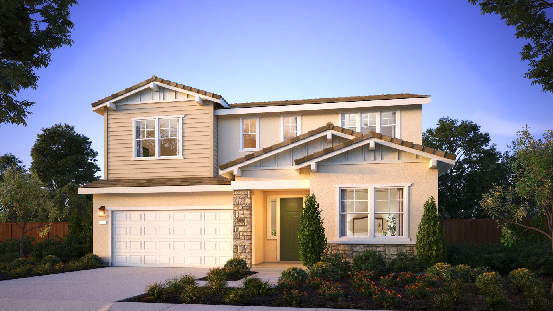 Elevation A:Craftsman (Elevation A)