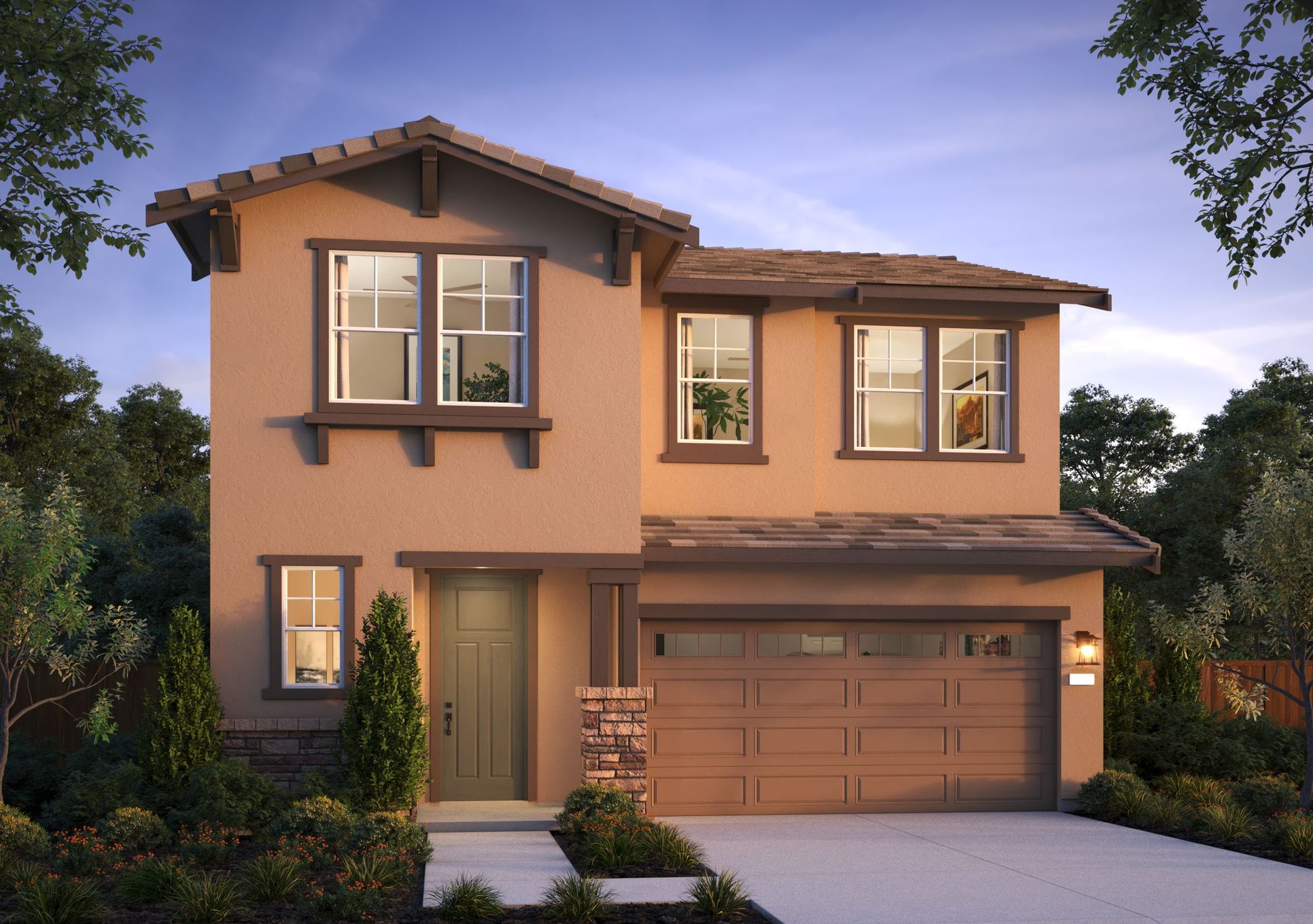 Elevation C - Craftsman:Elevation C - Craftsman