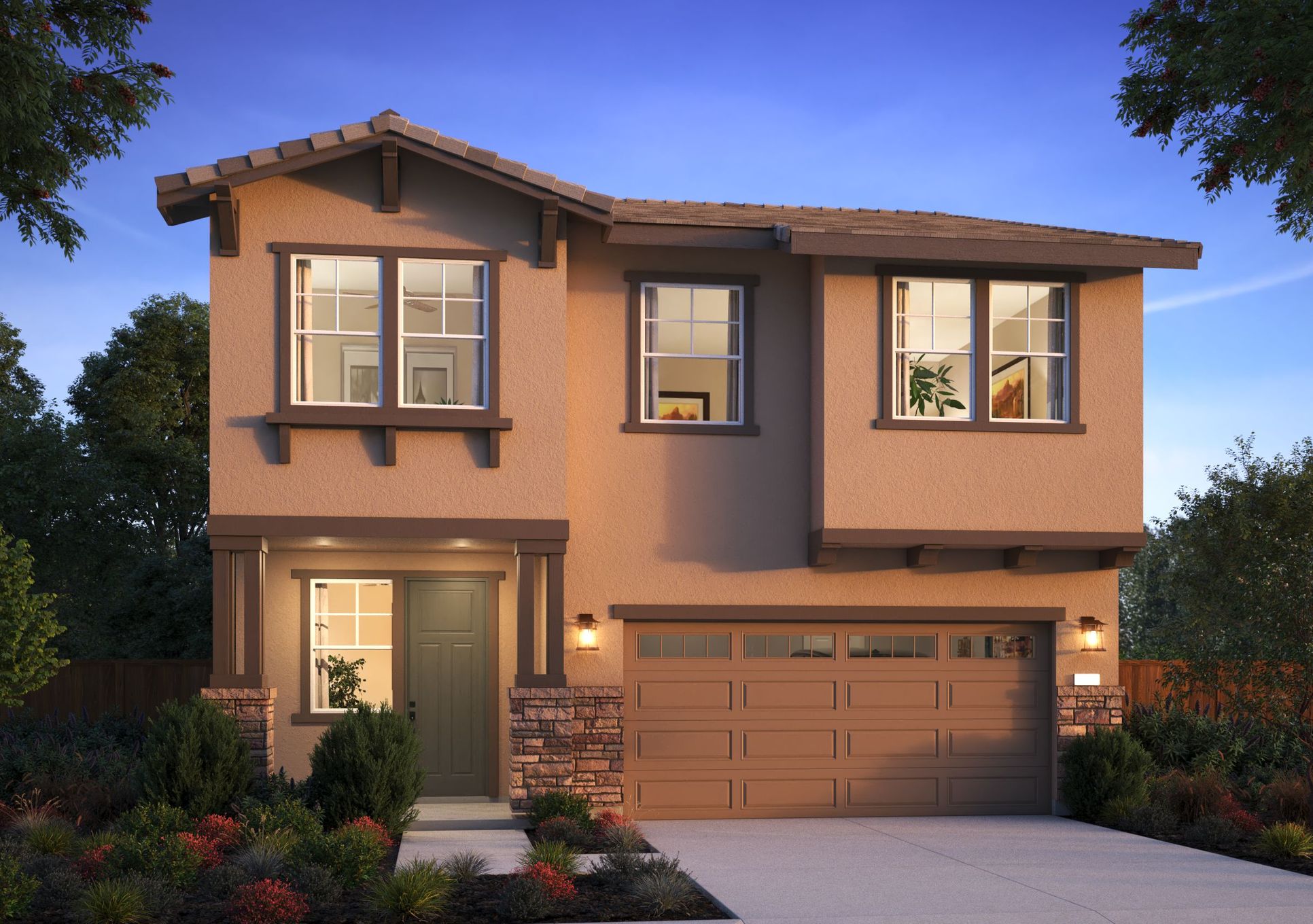 Elevation C - Craftsman:Elevation C - Craftsman