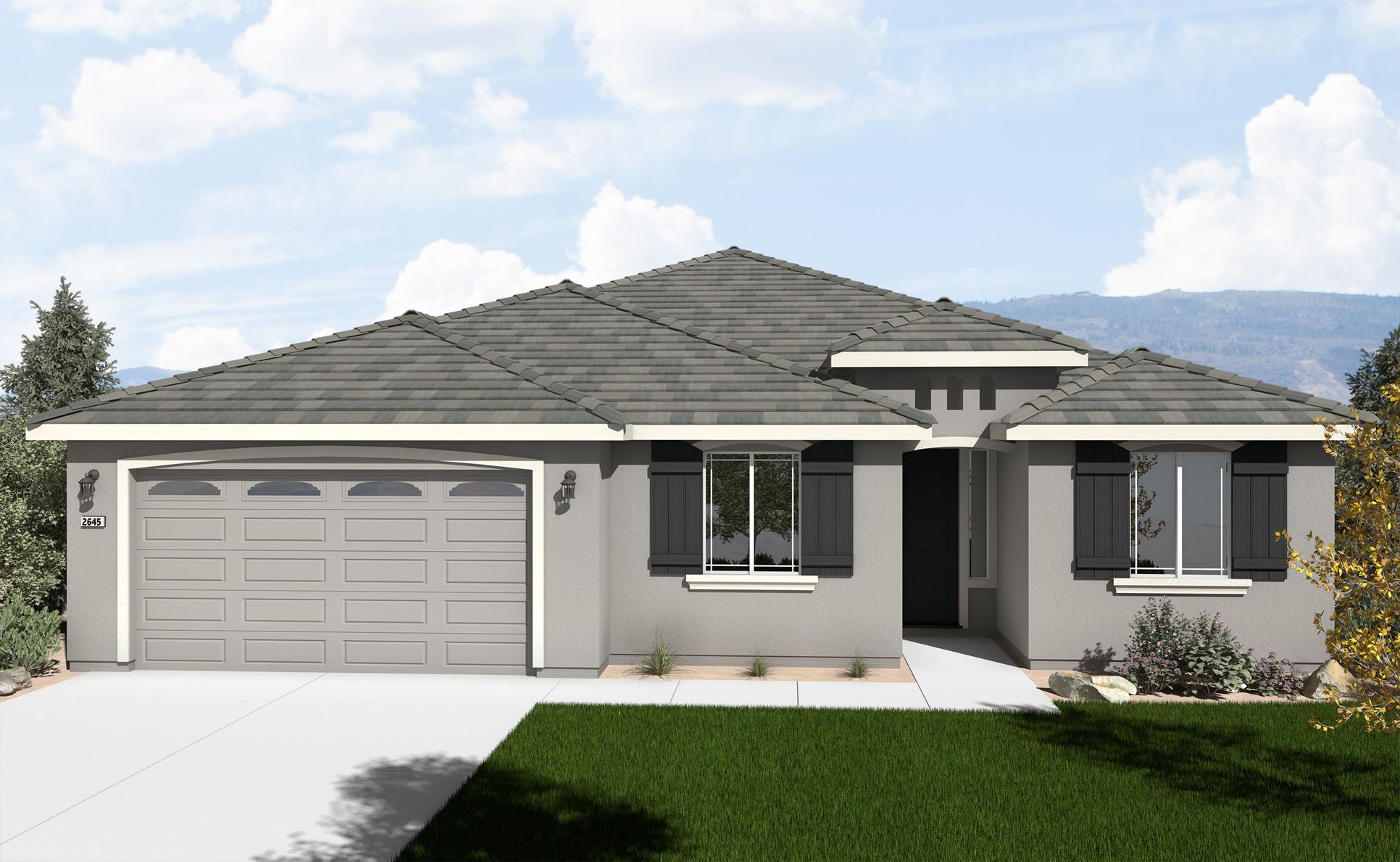 Elevation A:Plan 3 - Silver Canyon