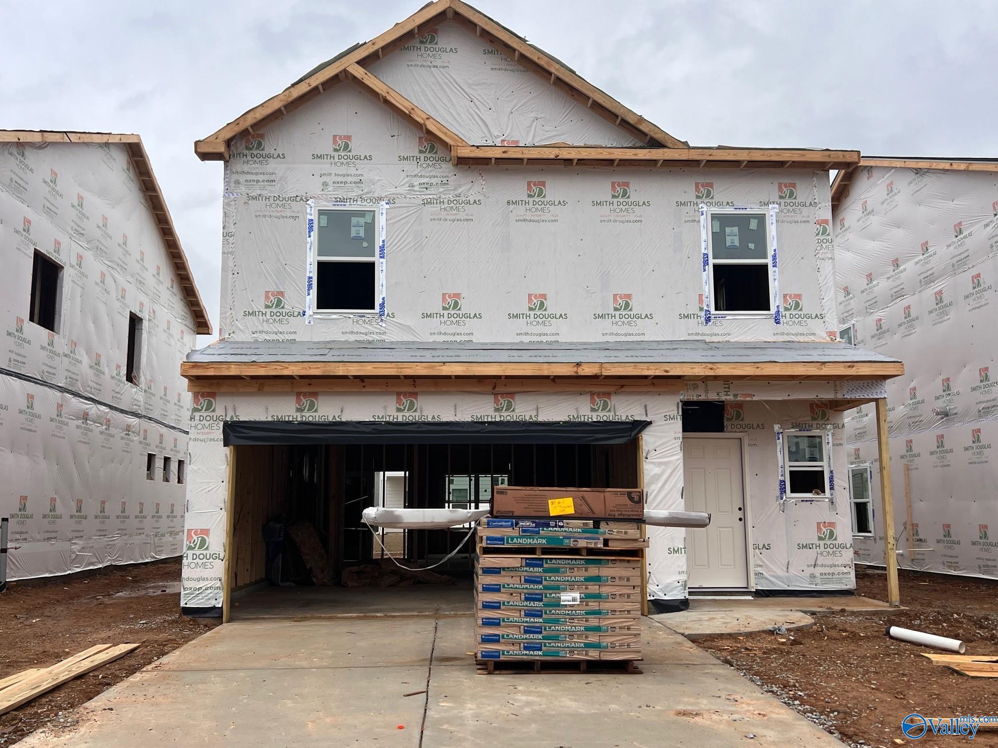 Exterior:Under Construction home, exterior picture of actual home as of 1/10/2026. Home will be ready to clo