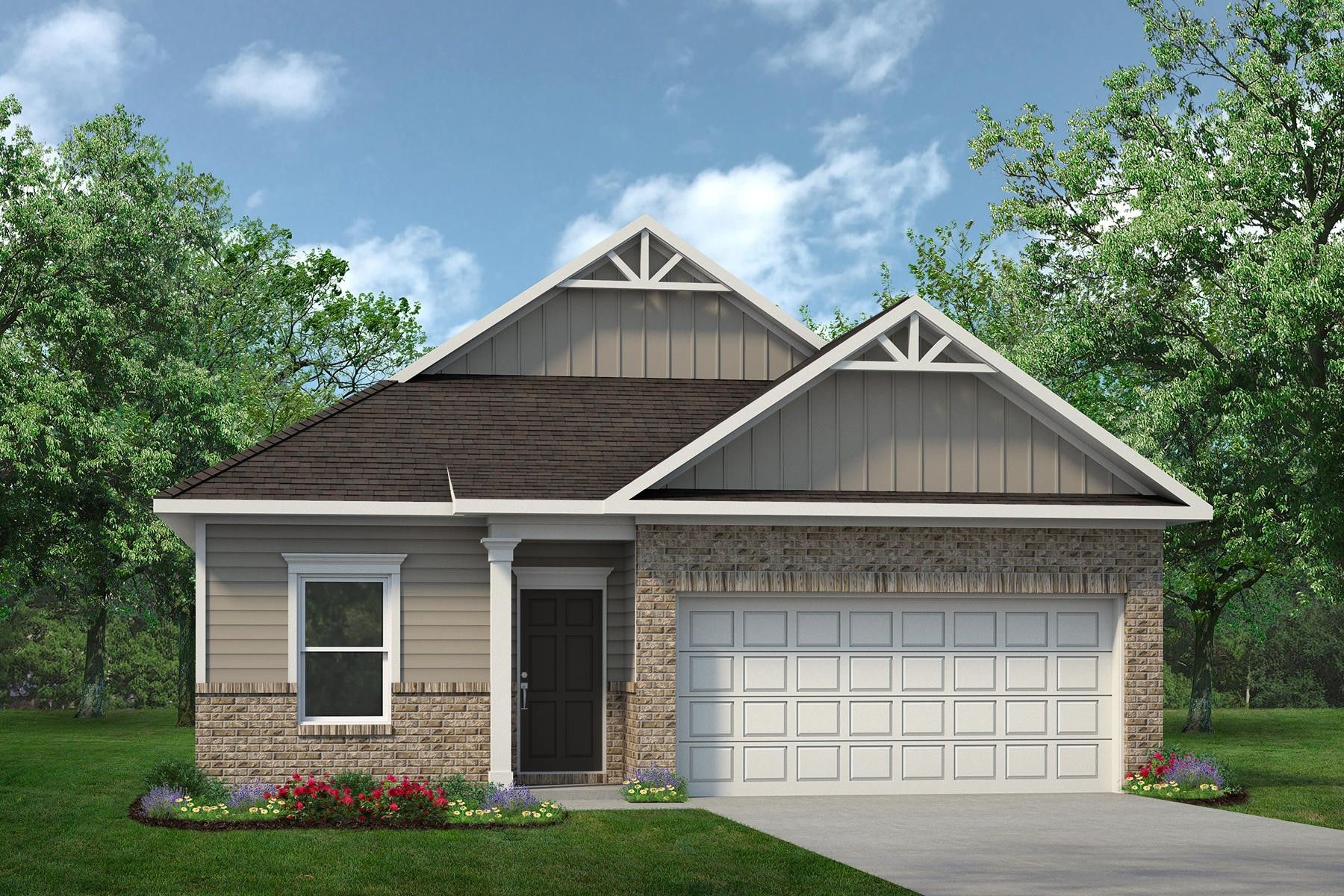 Exterior:The Oakshire II- Elevation D