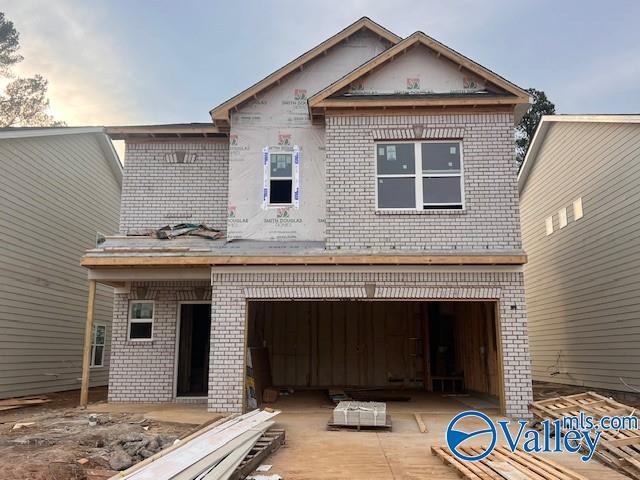 Exterior:New Home ready to close on 4/1/2026. Backed to a treelined for privacy, breeze and amazing sunset v