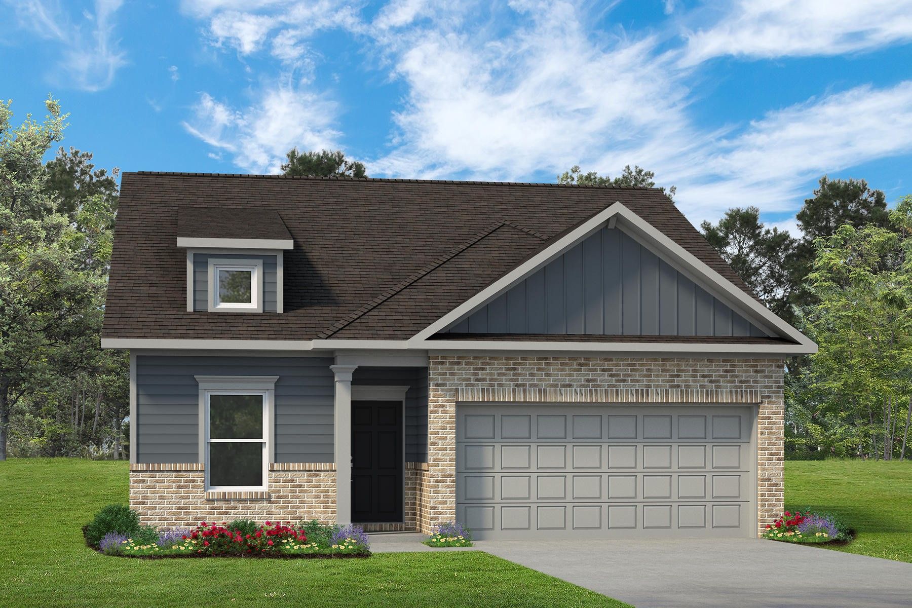 Exterior:The Kettering II- Elevation D