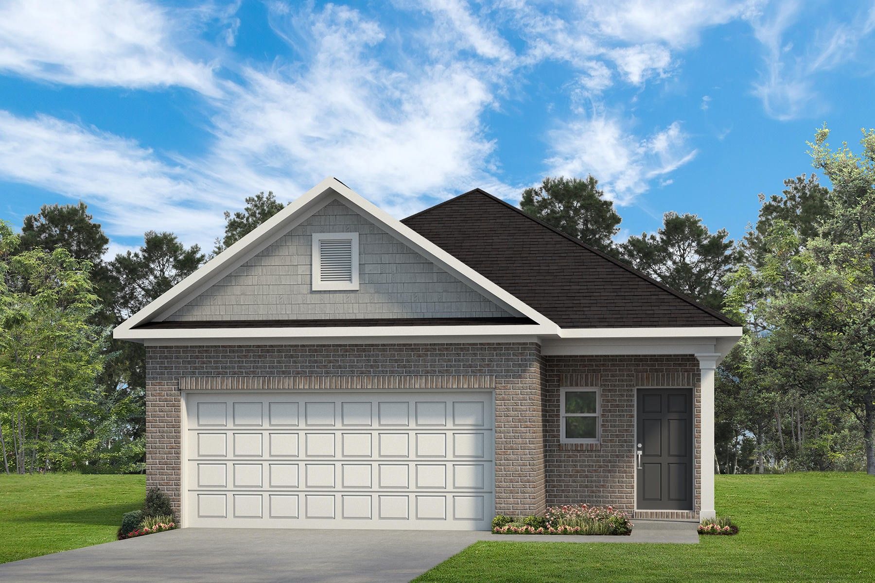 Exterior:The Blue Jay II- Elevation F