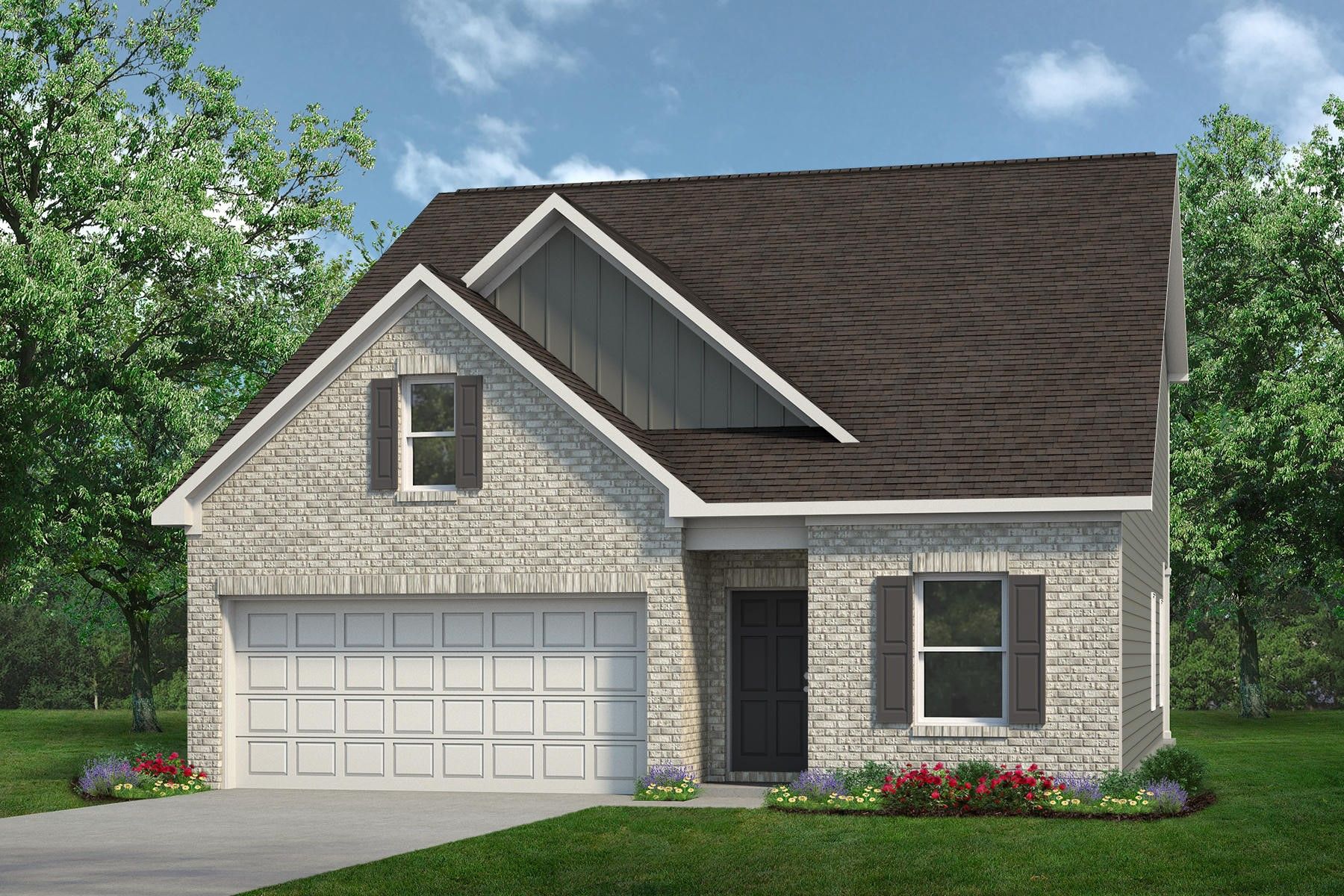 Exterior:The Caldwell- Elevation H