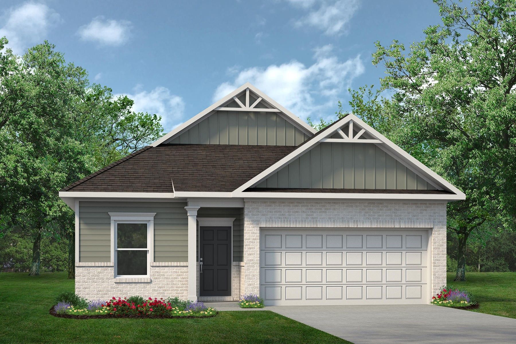 Exterior:The Oakshire II- Elevation D