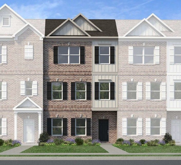 Exterior:This Richmond has the 4th bedroom option and is estimated to be complete in July.