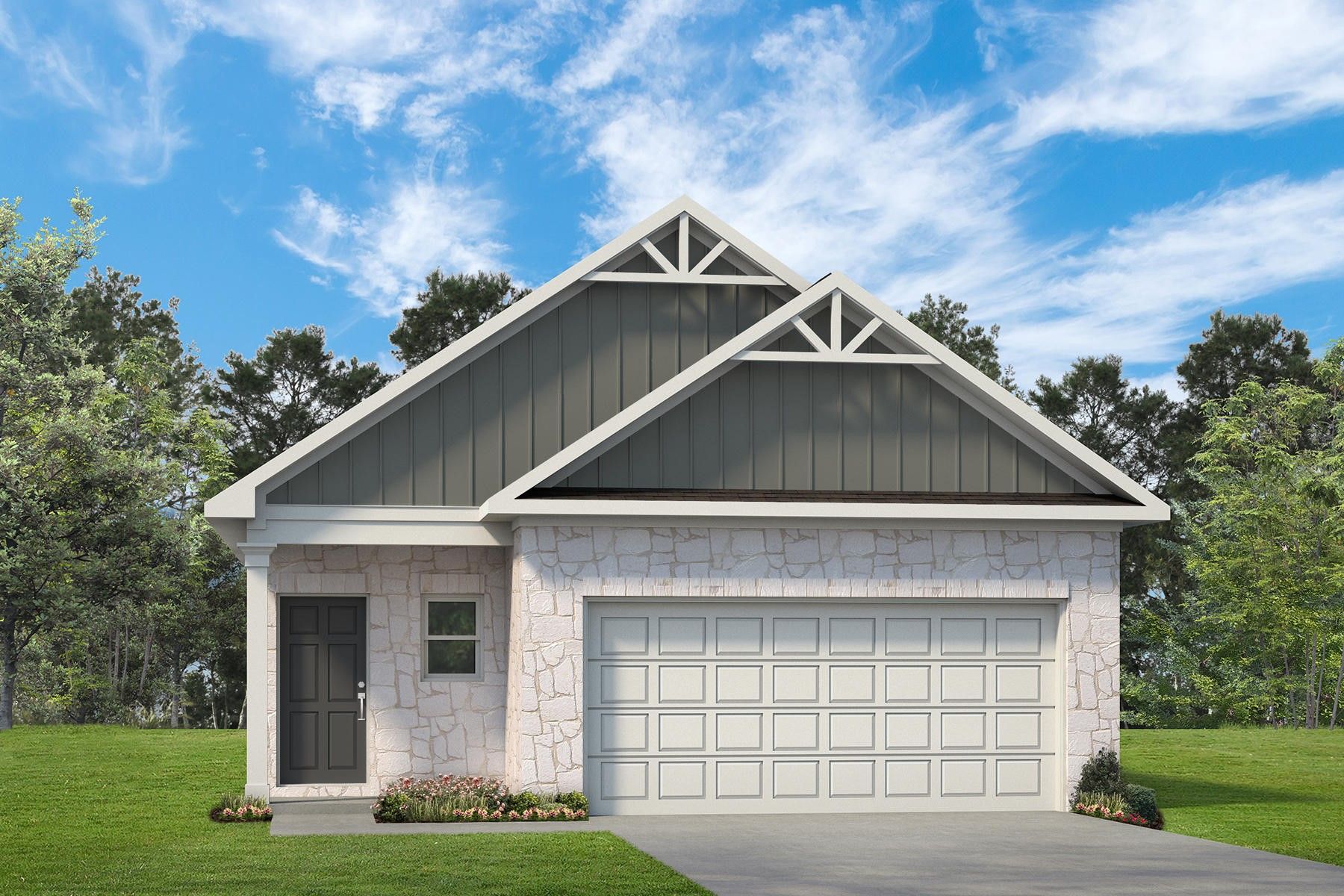 Exterior:The Blue Jay II- Elevation G