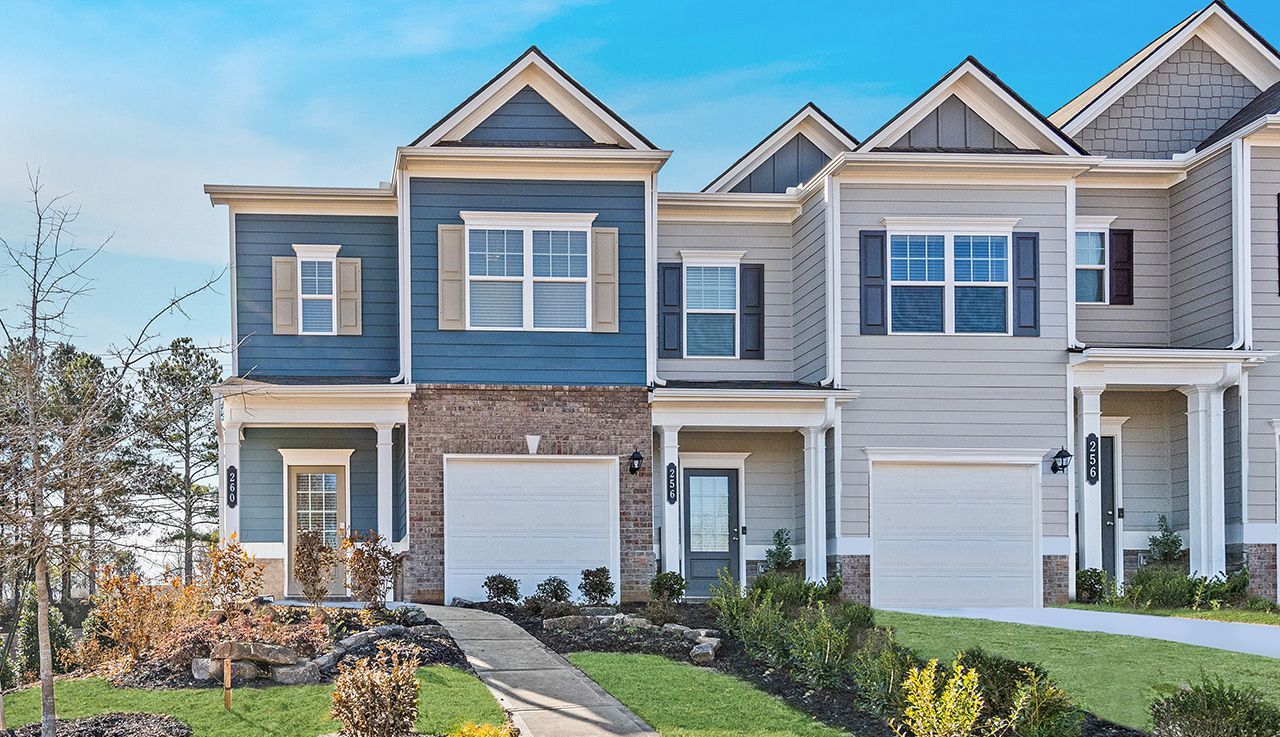 Fuller Station:Townhome Streetscape