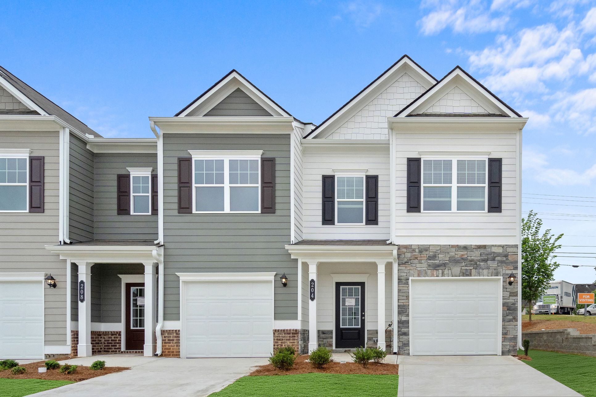 Contemporary Townhomes (The Suwanee Exterior)