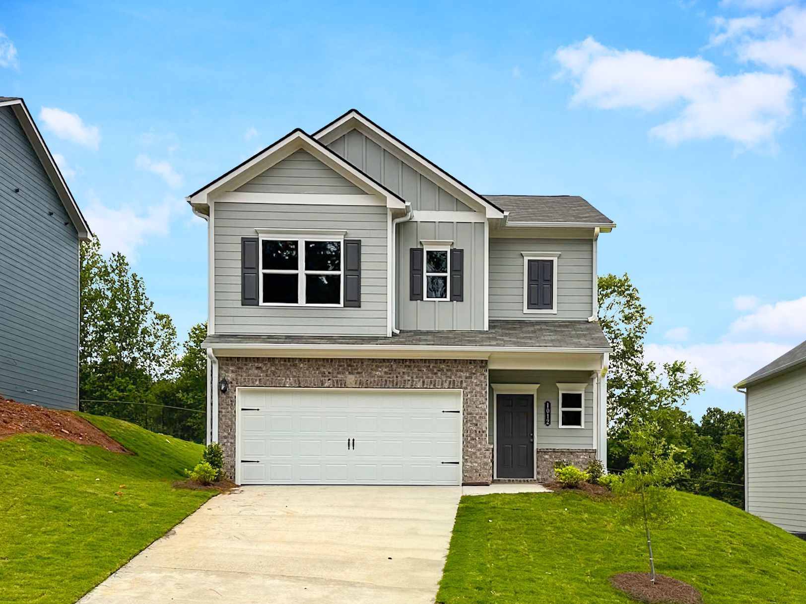 Exterior of Braselton Flooprlan built by Smith Douglas Homes:The Braselton