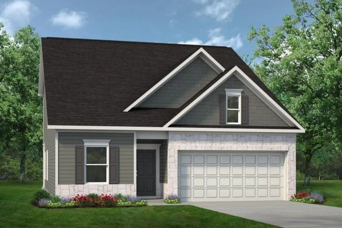 Exterior:The Caldwell- Elevation E