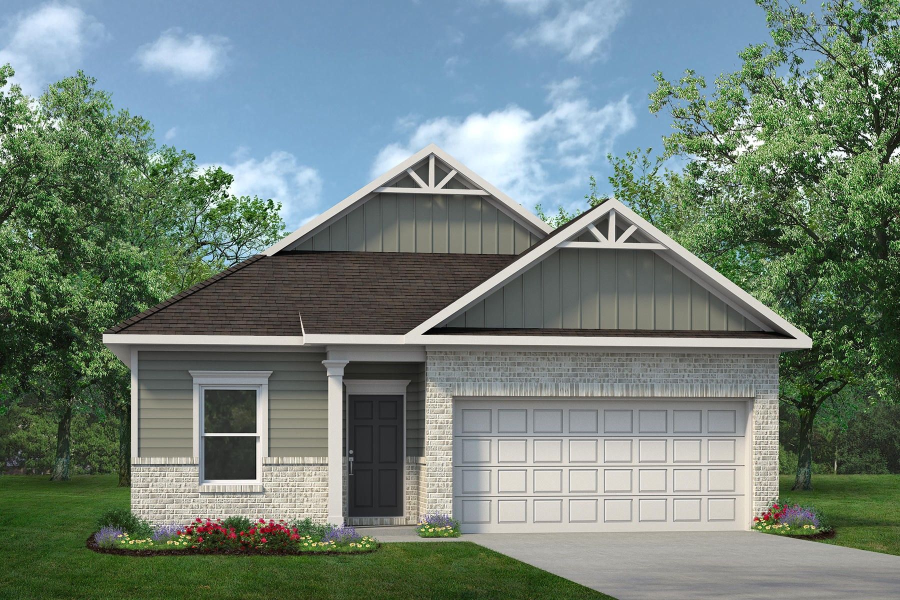 Exterior:The Oakshire II- Elevation D