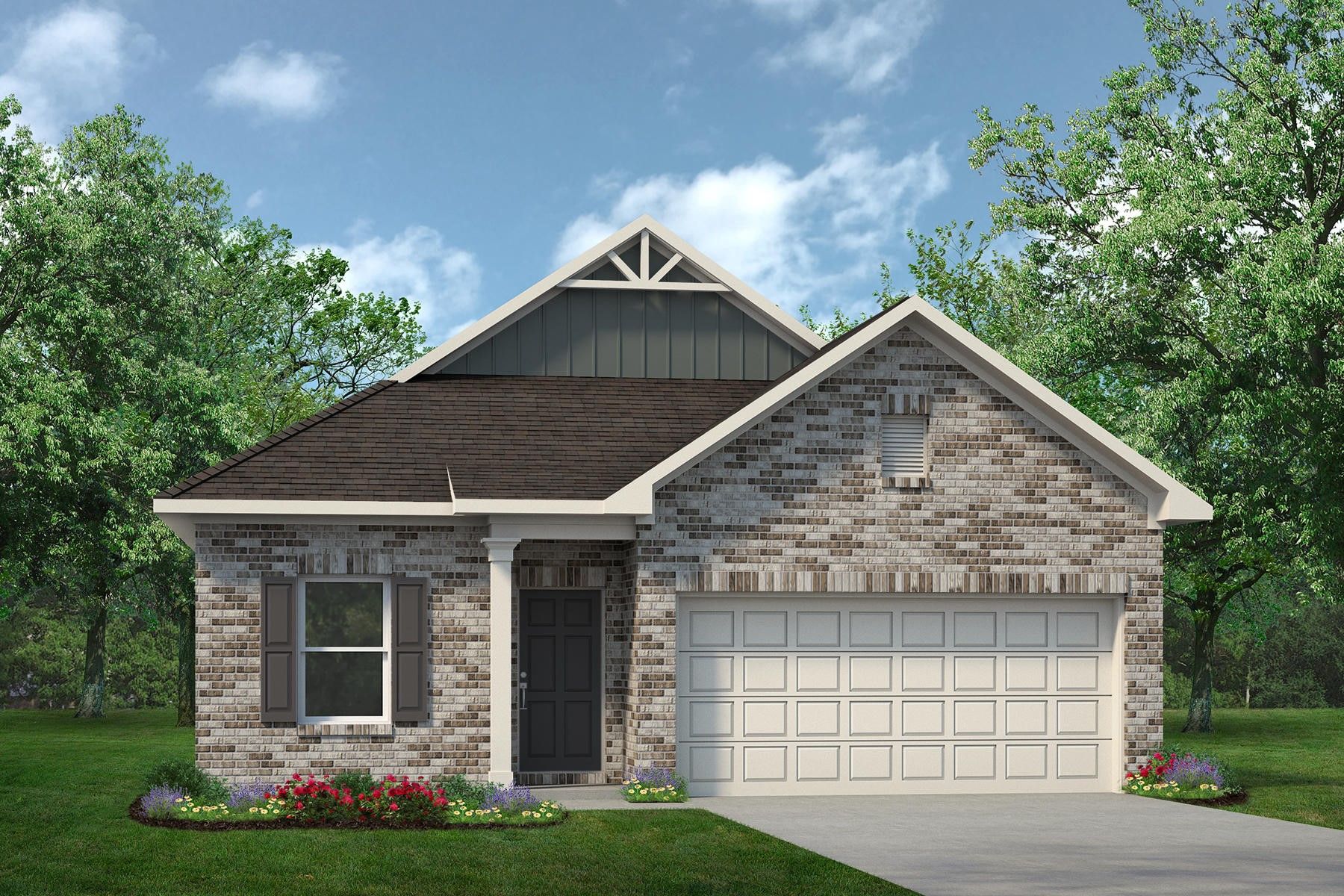Exterior:The Oakshire II- Elevation G