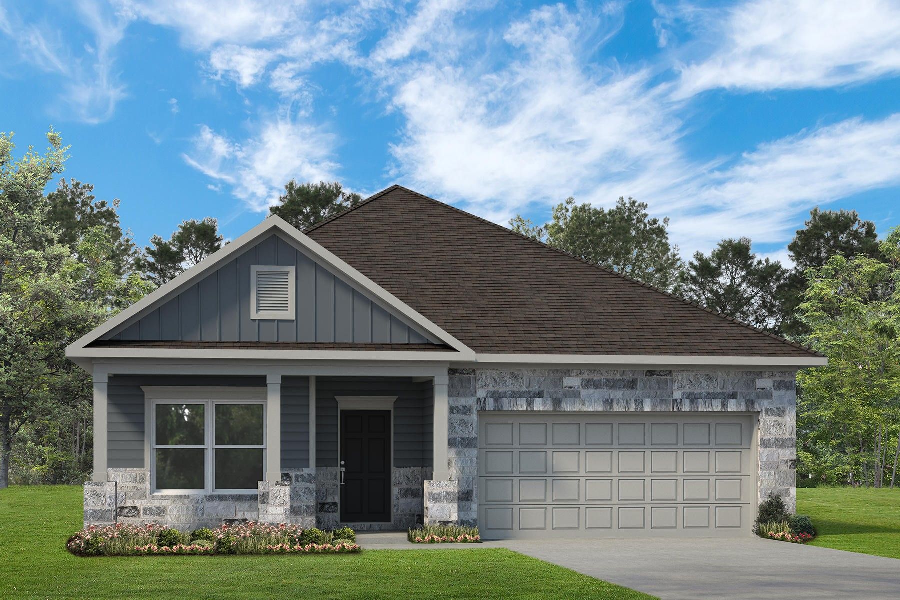 Exterior:The Davenport II- Elevation E.