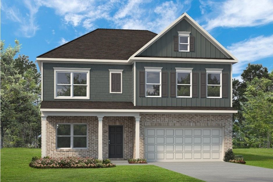 Exterior:The James- Elevation F