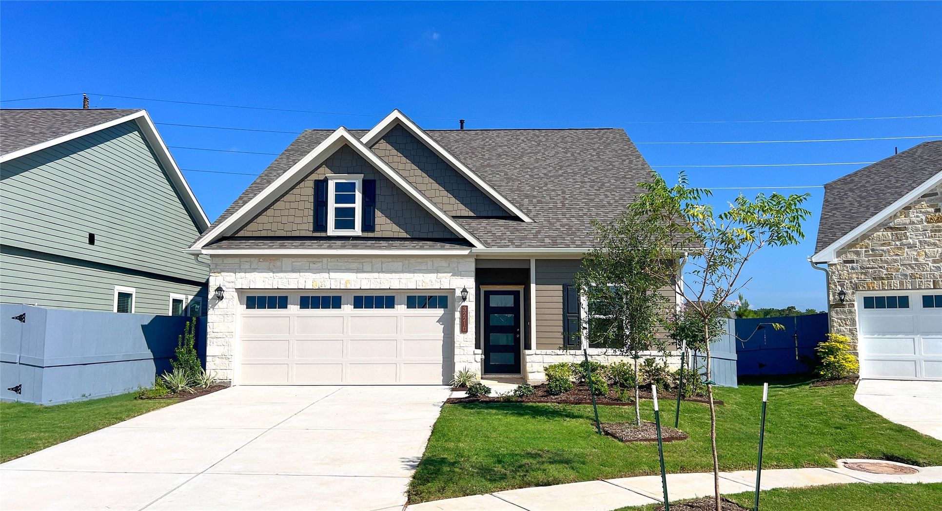 Exterior:The Caldwell- Elevation E.