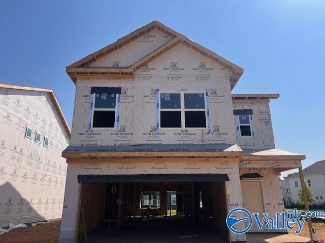 Exterior:Front Exterior on Larger Corner Homesite home will be completed 11/19/2025