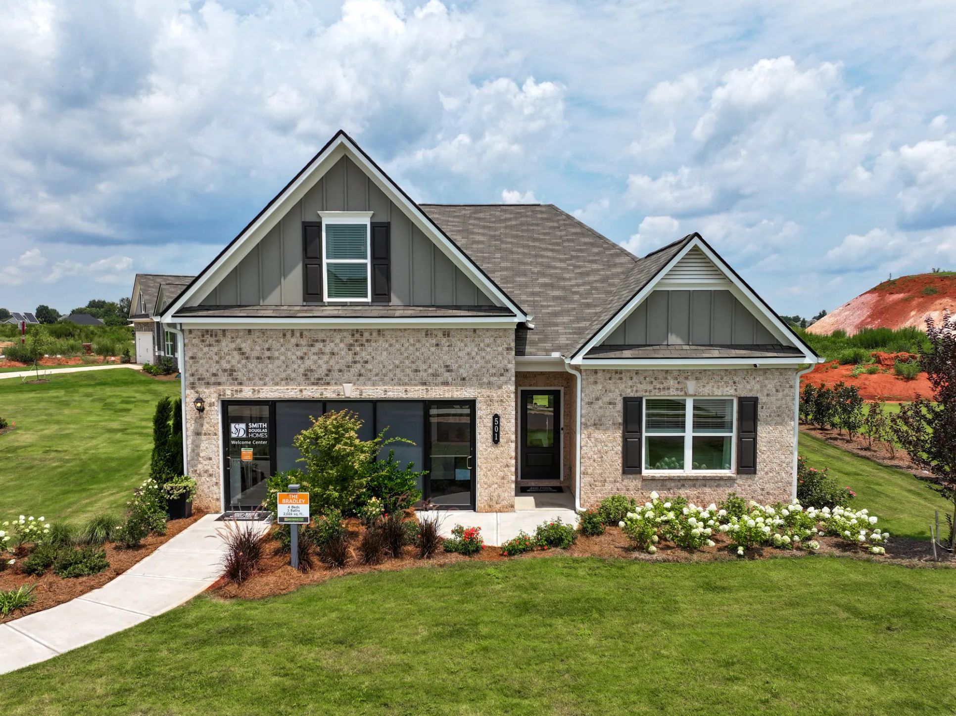 New Home Byron, Ga:Cobblestone Crossing Commons Model Home