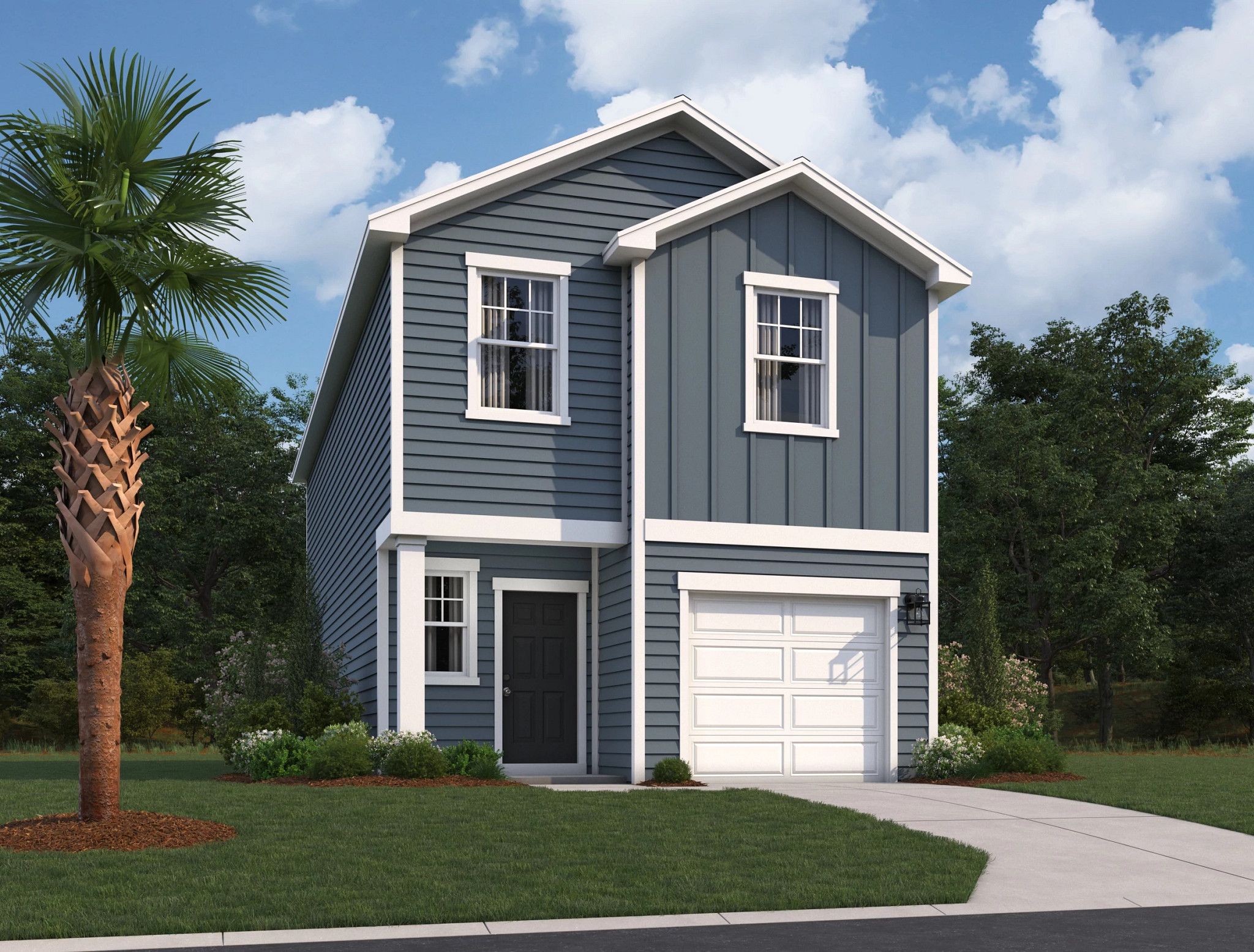 Exterior:Compass The Compass Home Plan