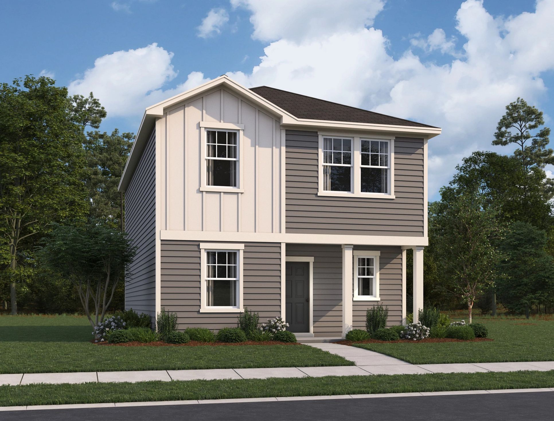 Exterior:Highland The Highland Home Plan