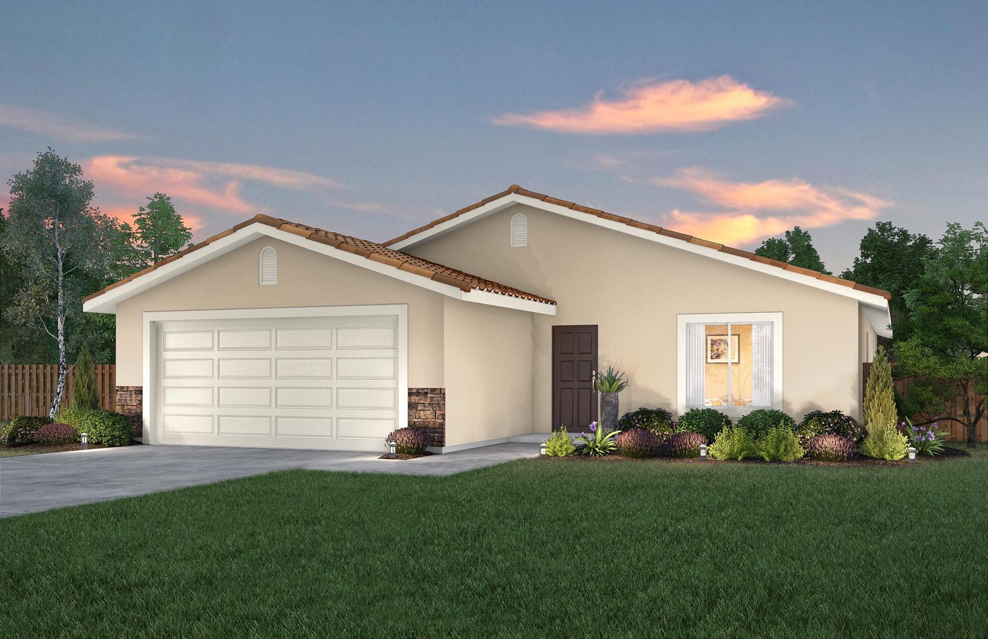 The Kensington Elevation A:The Kensington Elevation A