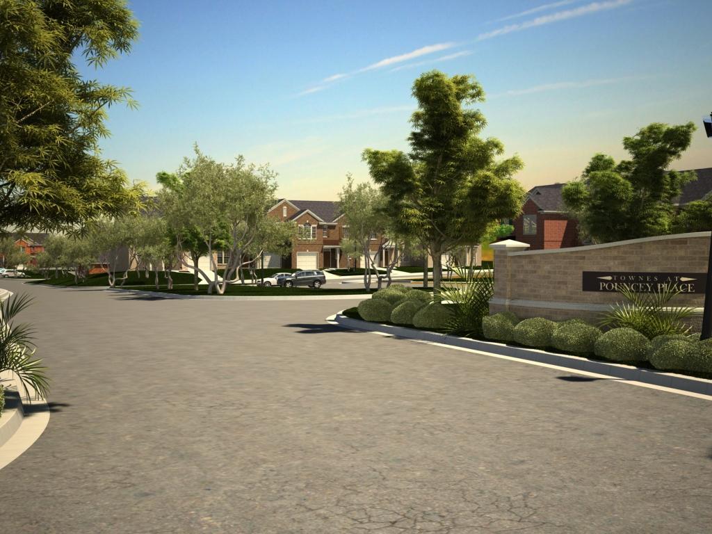 Townes at Pouncey Place Entrance