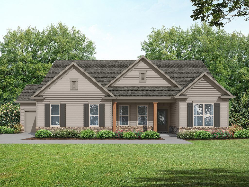 Elevation A 3 Car Side Entry