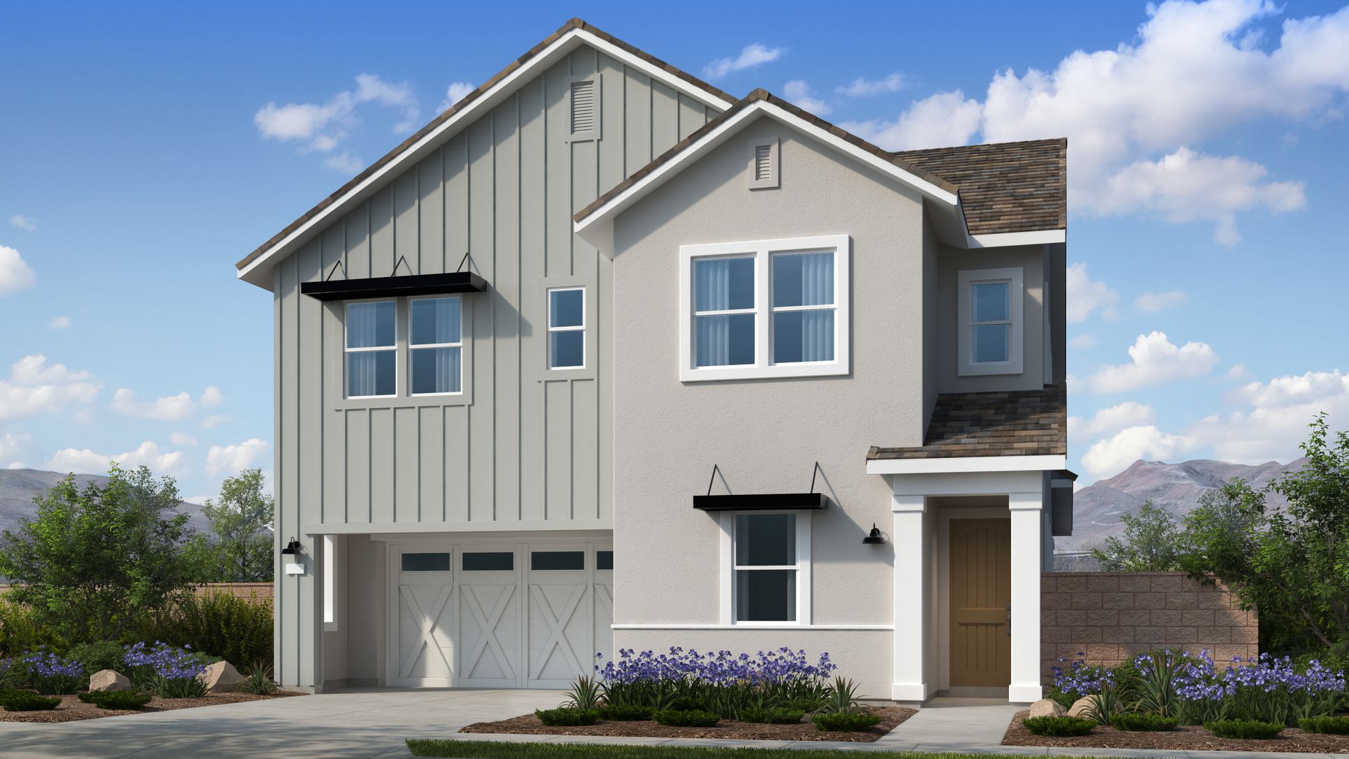 Elevation C- Modern Farmhouse