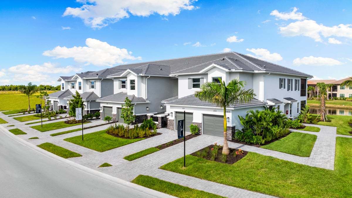 Model Row - Esplanade by the Islands Coach Homes-8 PS front exterior